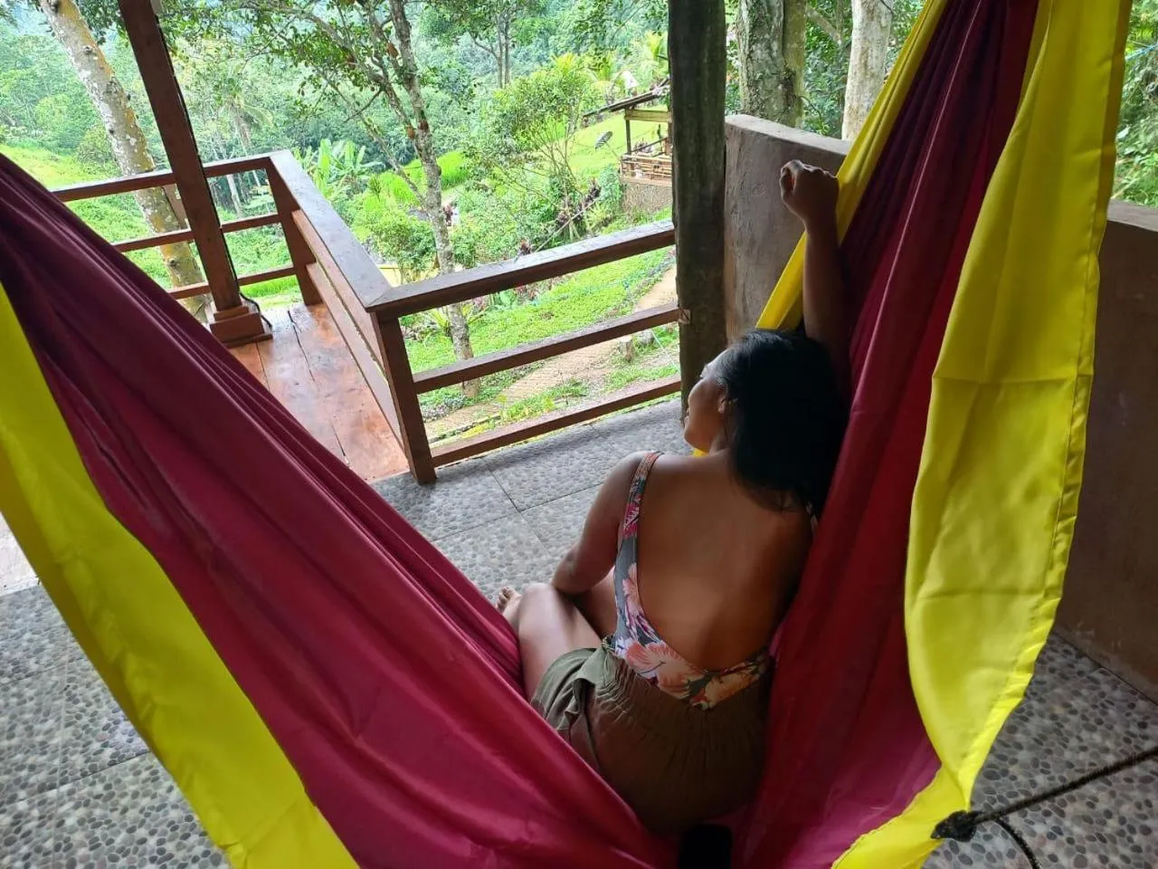 Balcony/Terrace in Sang Tirta Resort