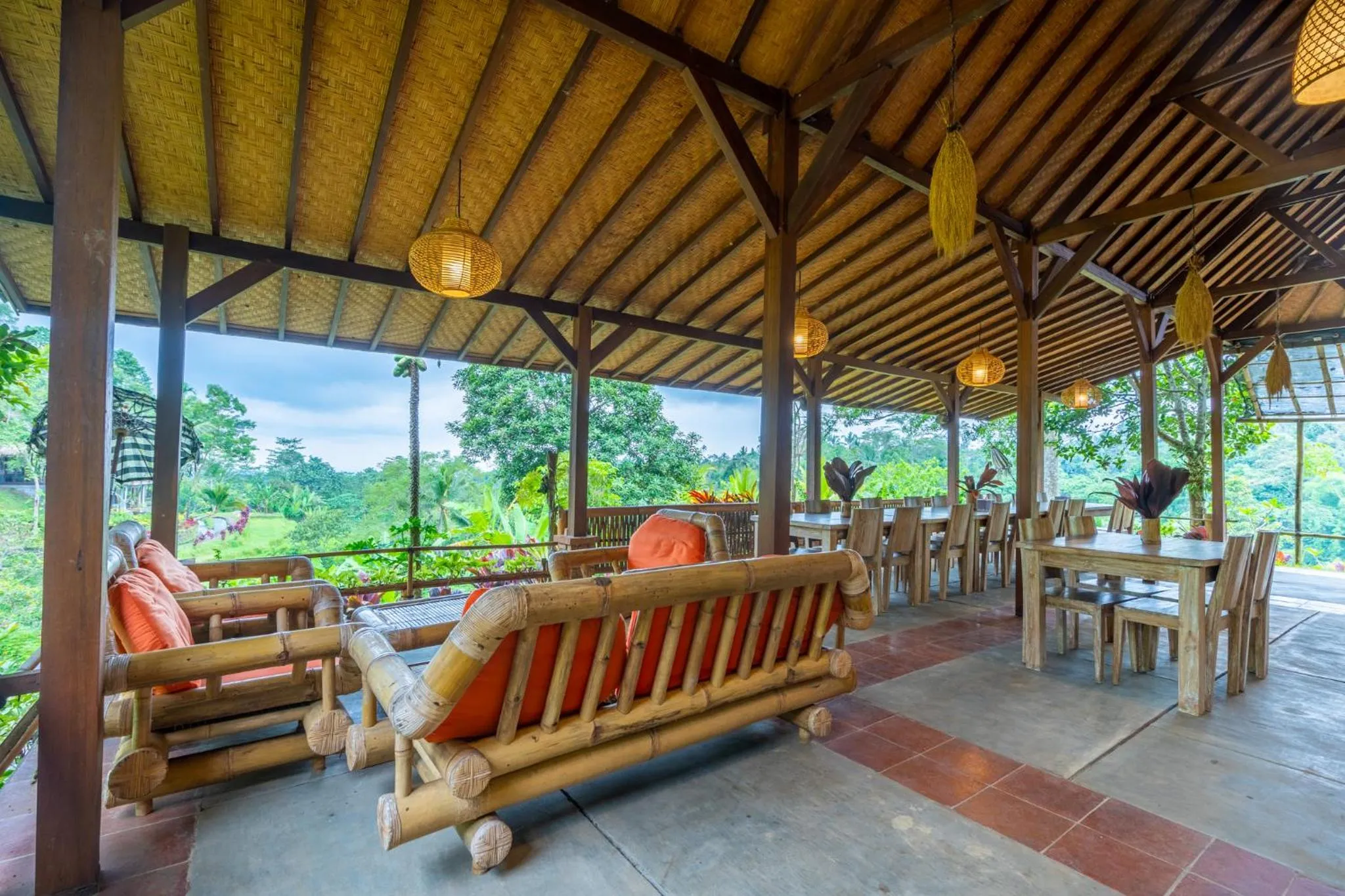 Dining area in Sang Tirta Resort