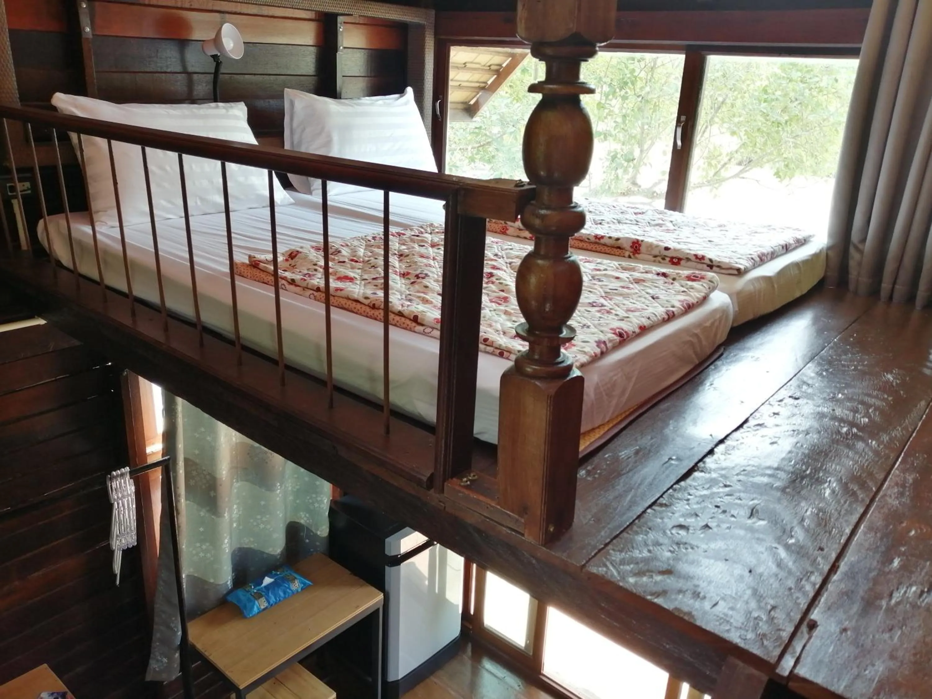 Bed in Rustic​ Charm​ Suphan​