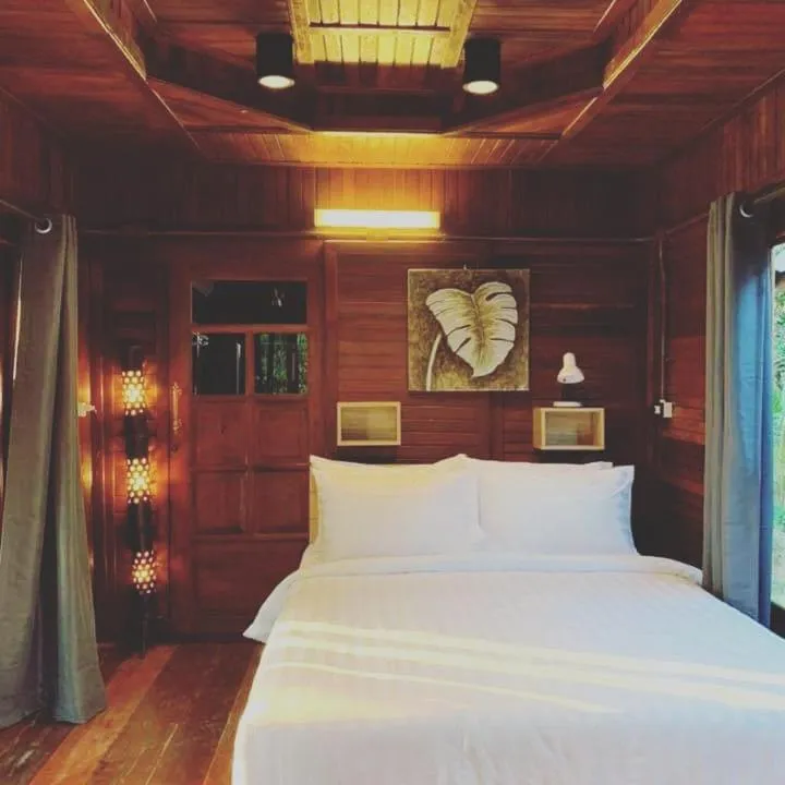 Bed in Rustic​ Charm​ Suphan​