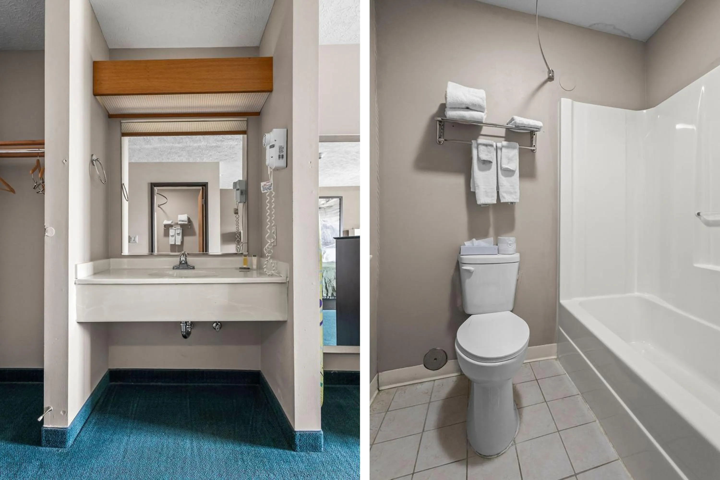 Bathroom in Burgundy Inn & Suites By OYO El Paso