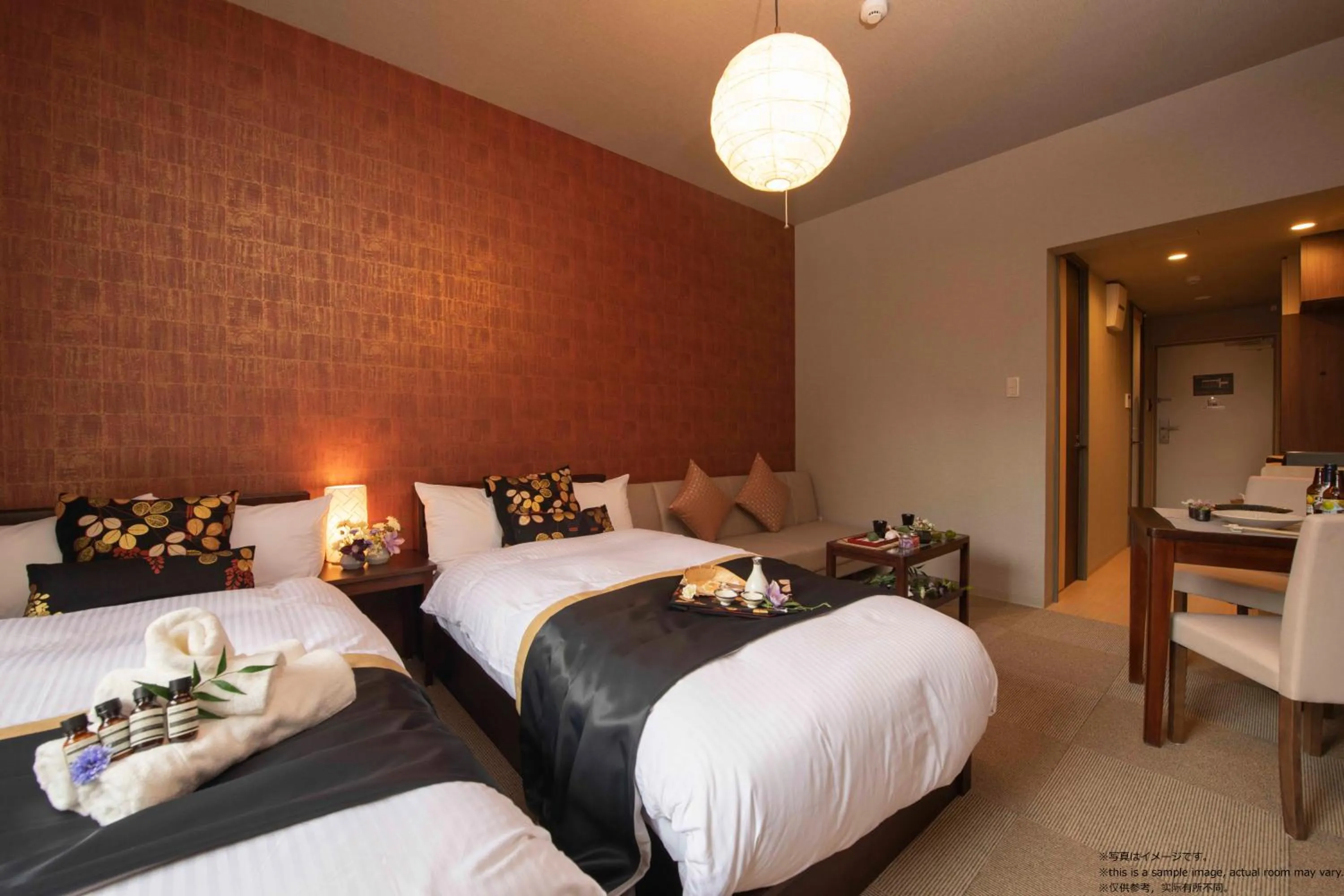 Living room, Bed in Stay SAKURA Kyoto Fuga