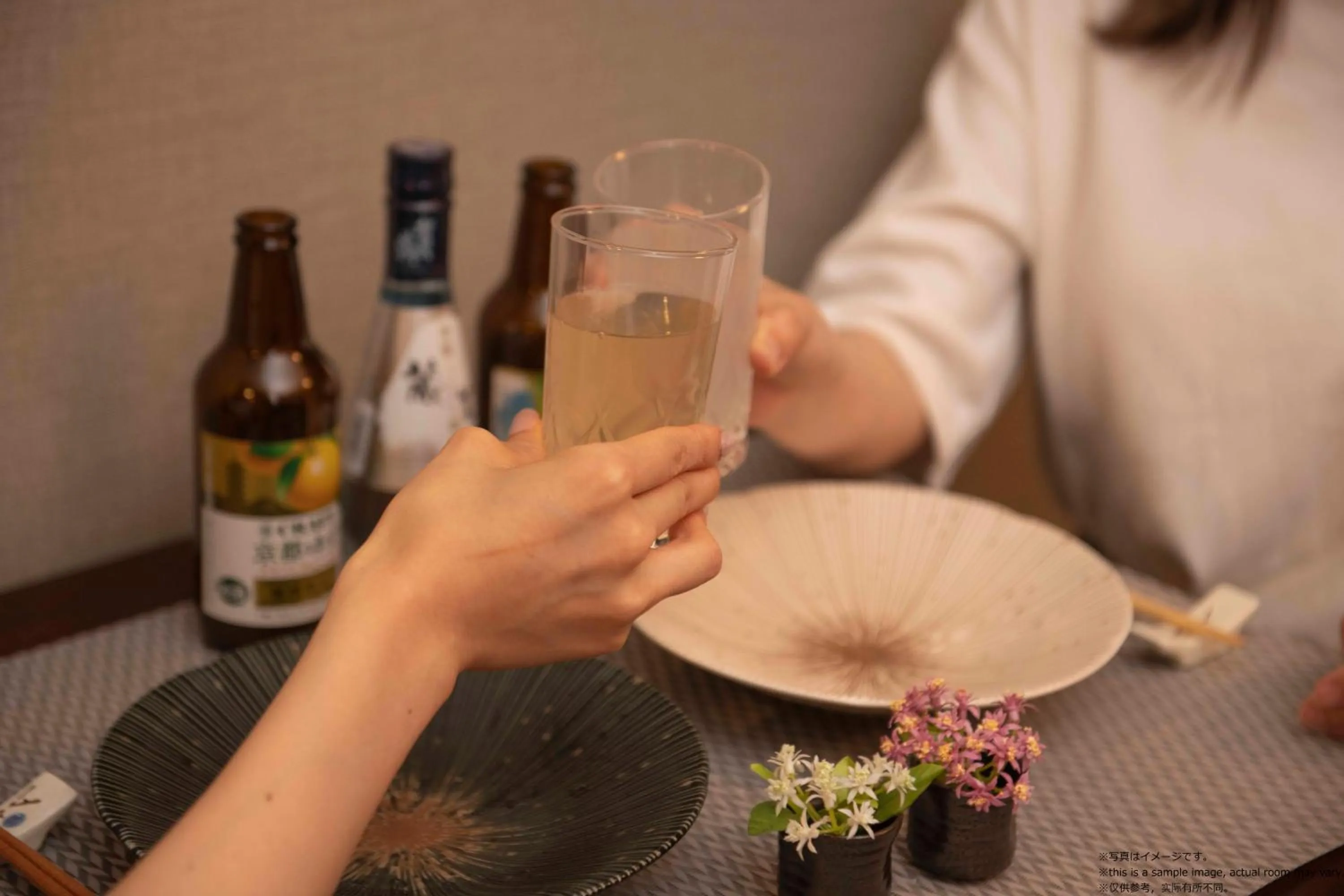 Seating area in Stay SAKURA Kyoto Fuga