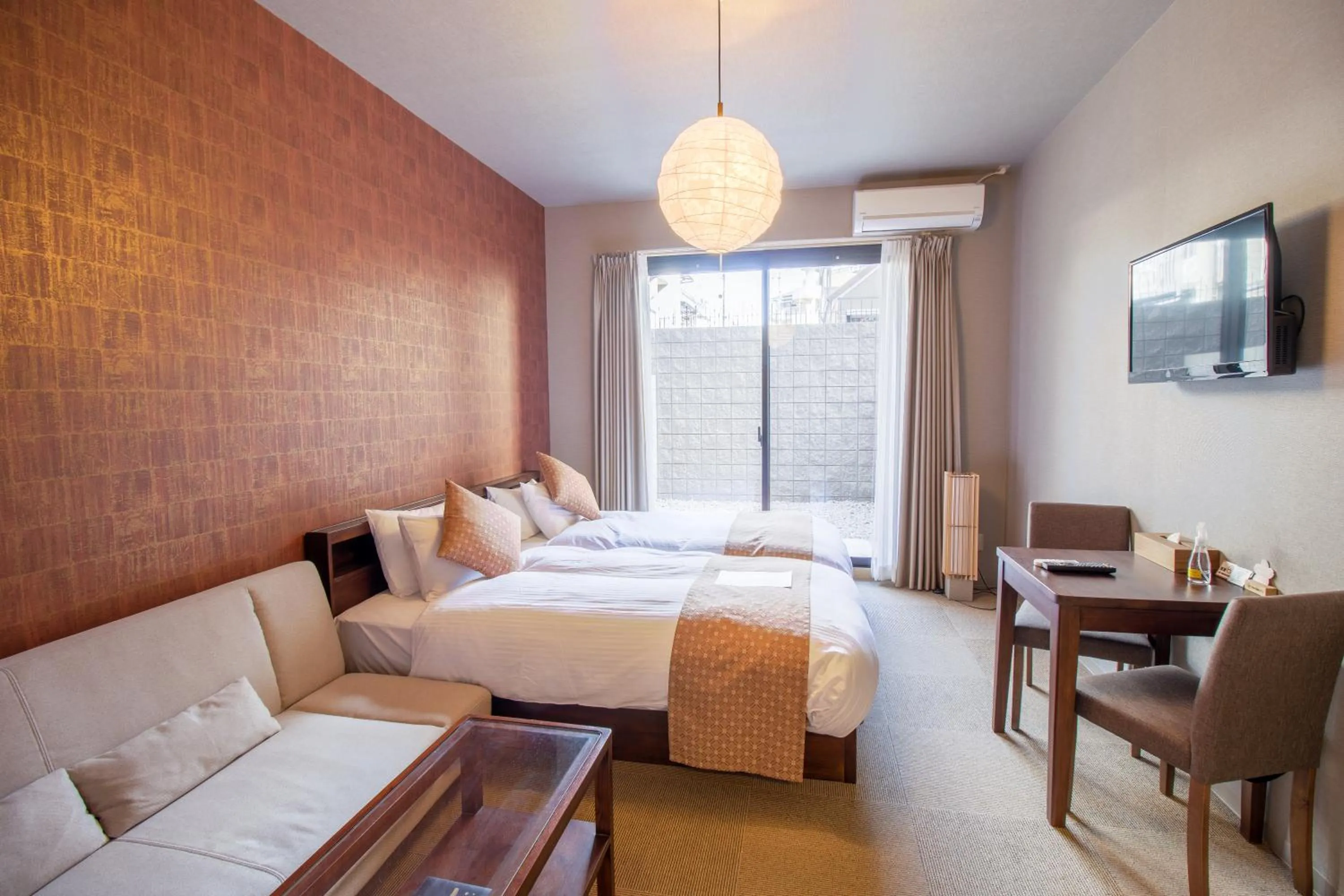 Living room, Bed in Stay SAKURA Kyoto Fuga