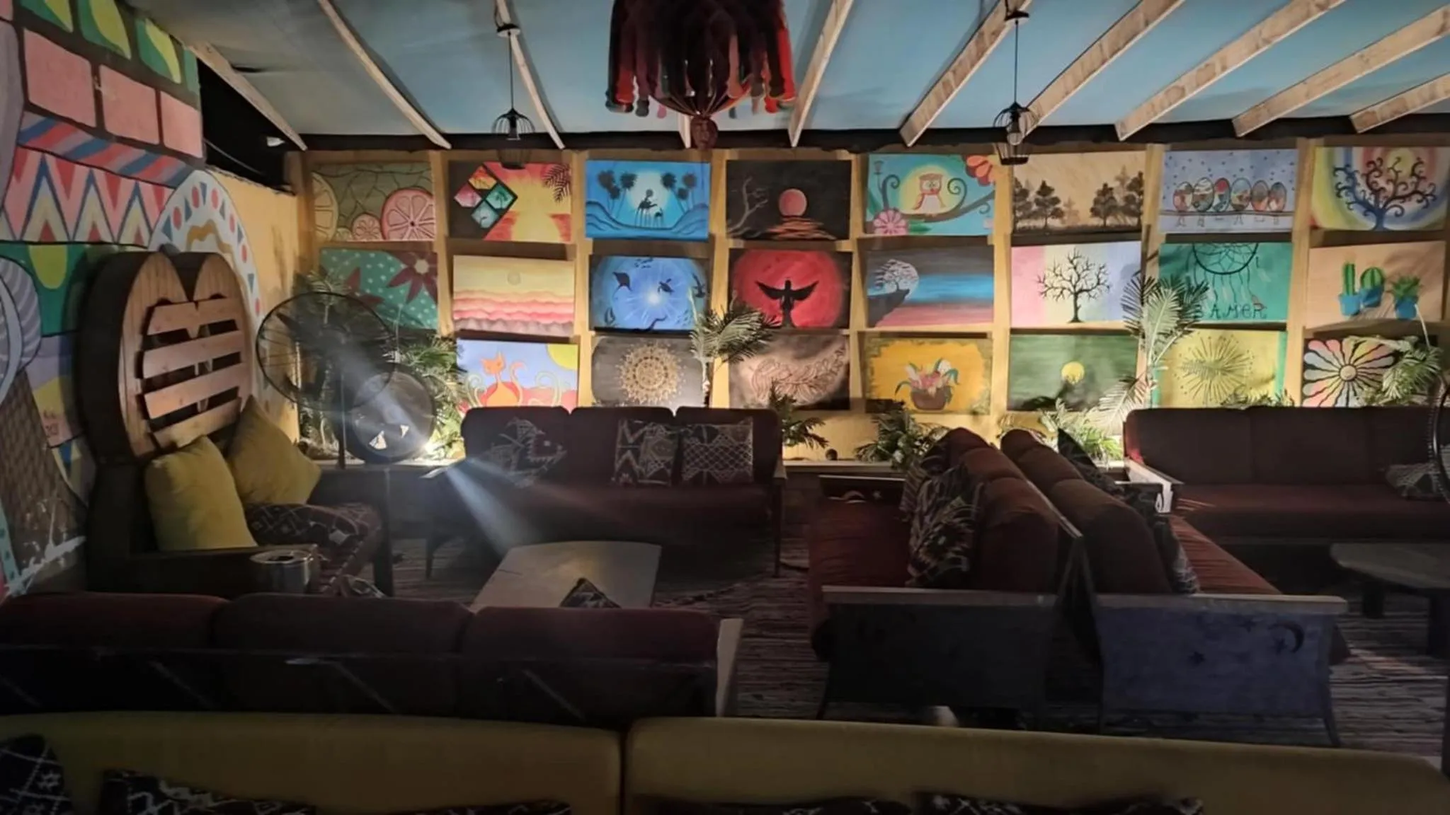 Seating area in Carmine Hotel Dahab