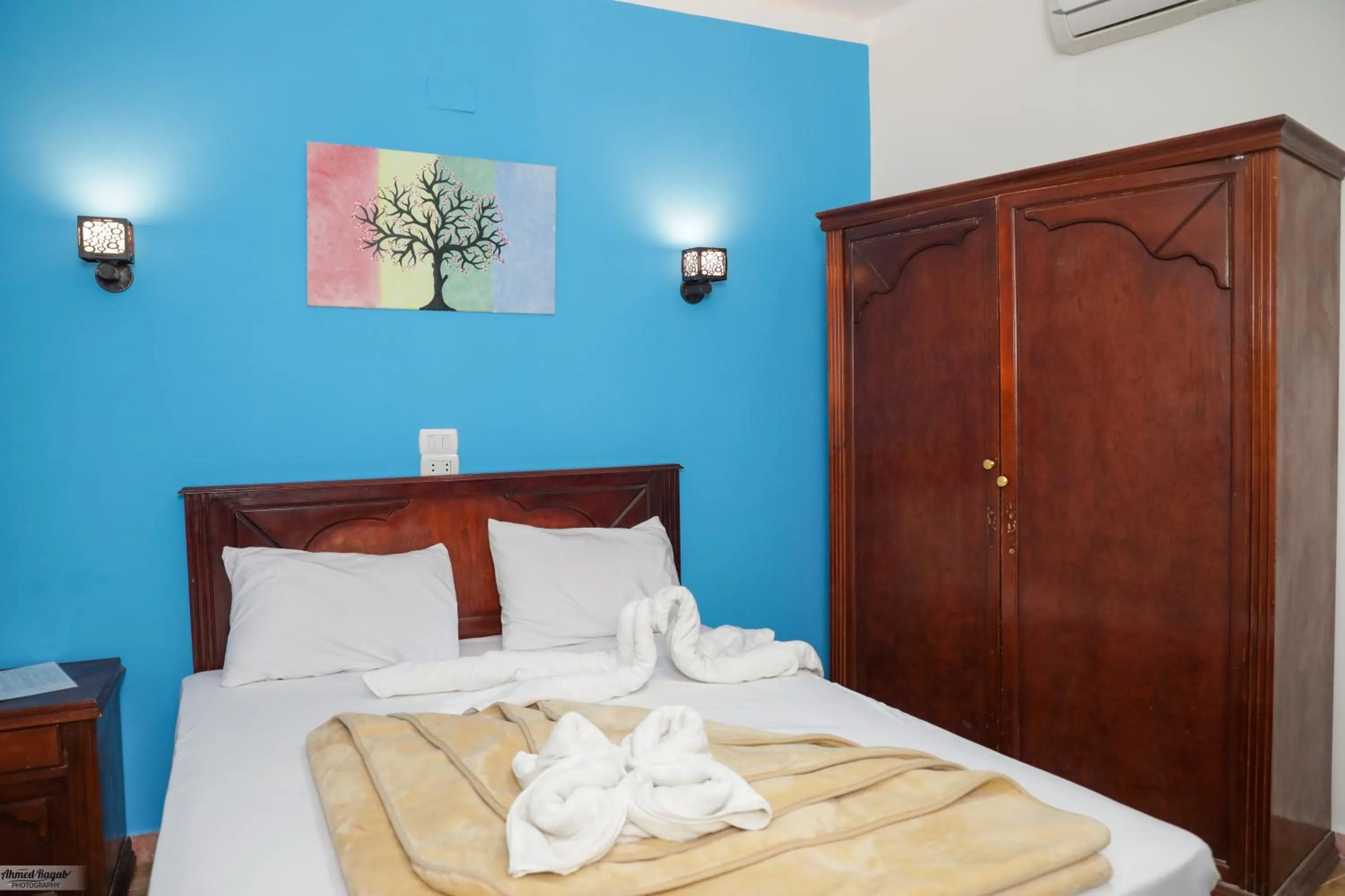 Bed in Carmine Hotel Dahab