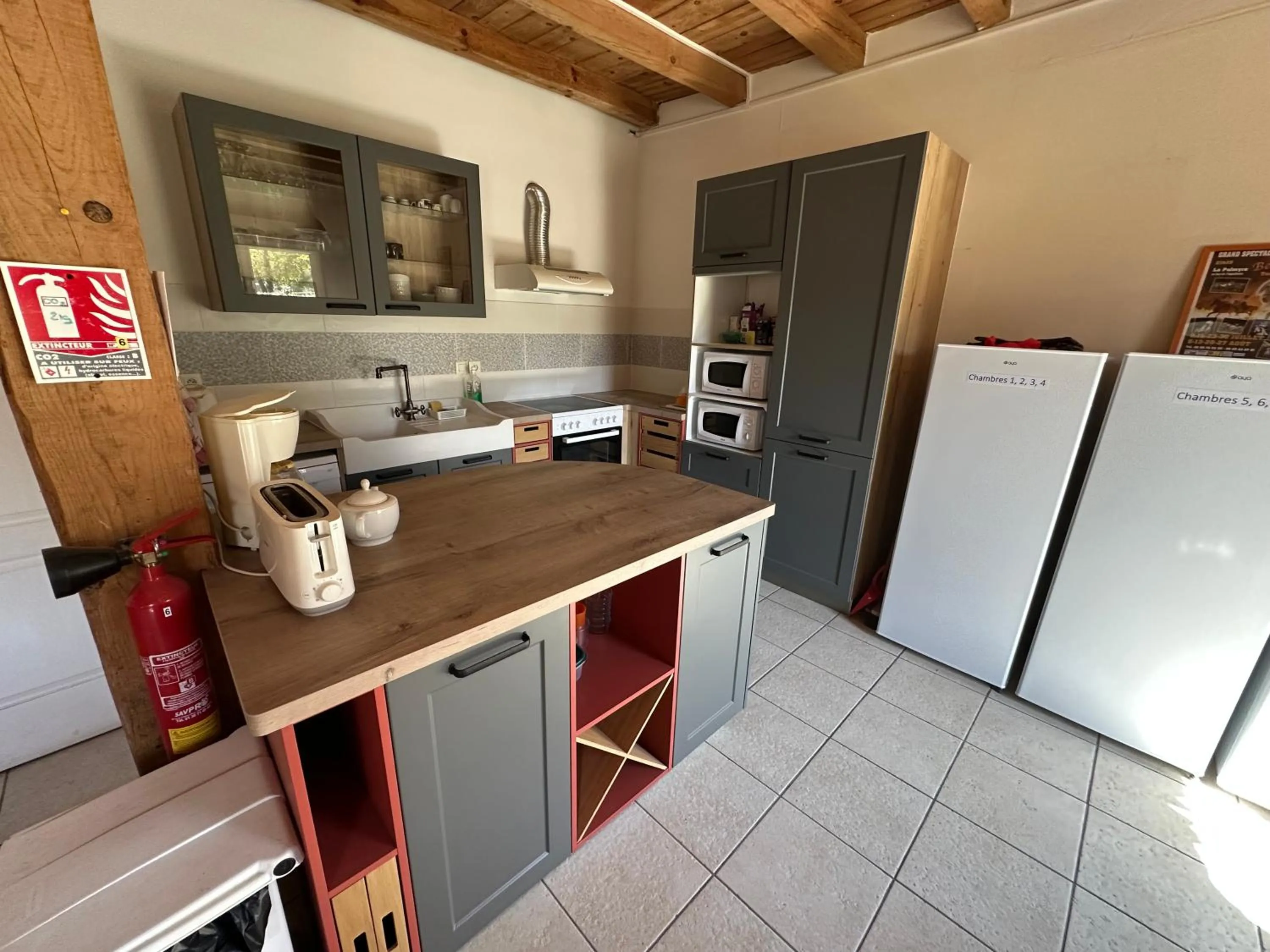Kitchen or kitchenette in La Ferme Antoinette