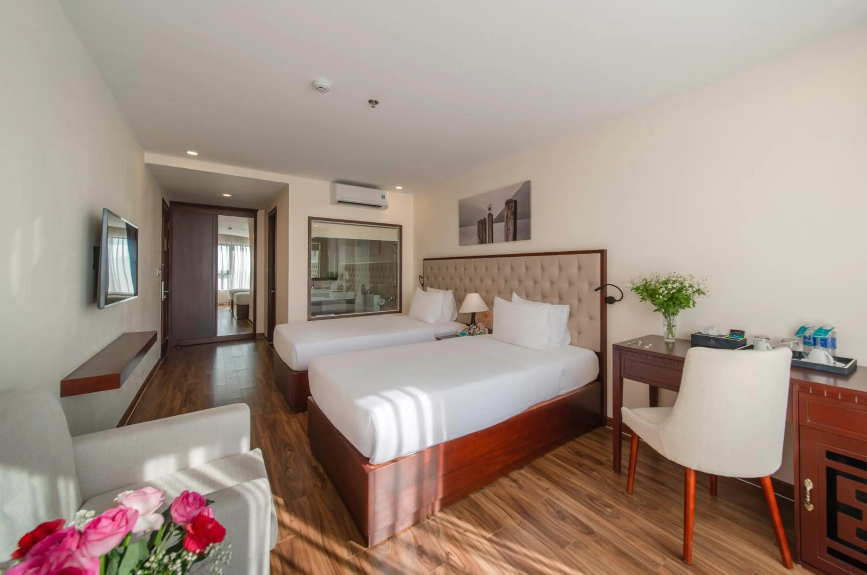 Bed in Florida Hotel