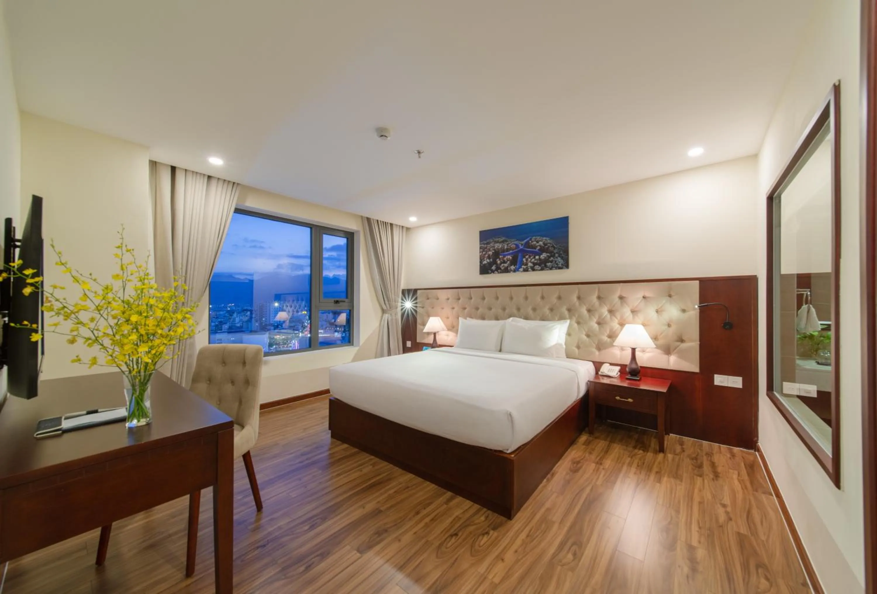 Bed in Florida Hotel