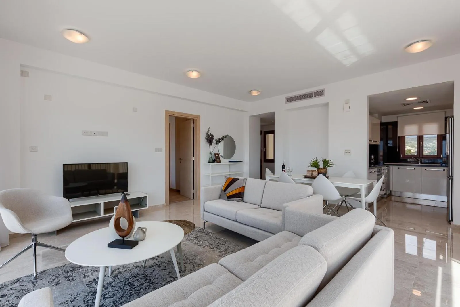 Seating area in Aphrodite Hills Rentals - Premium Serviced Apartments