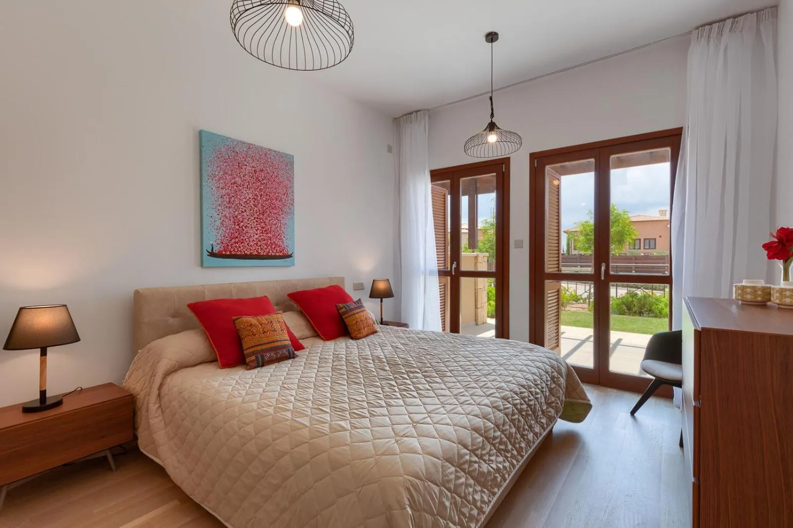 Bed in Aphrodite Hills Rentals - Premium Serviced Apartments