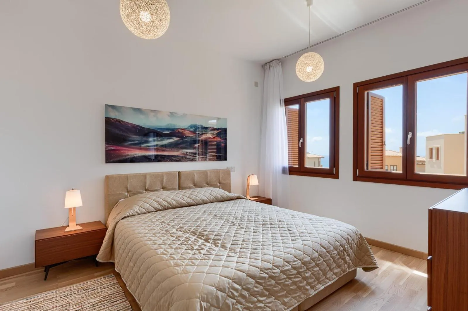 Bed in Aphrodite Hills Rentals - Premium Serviced Apartments