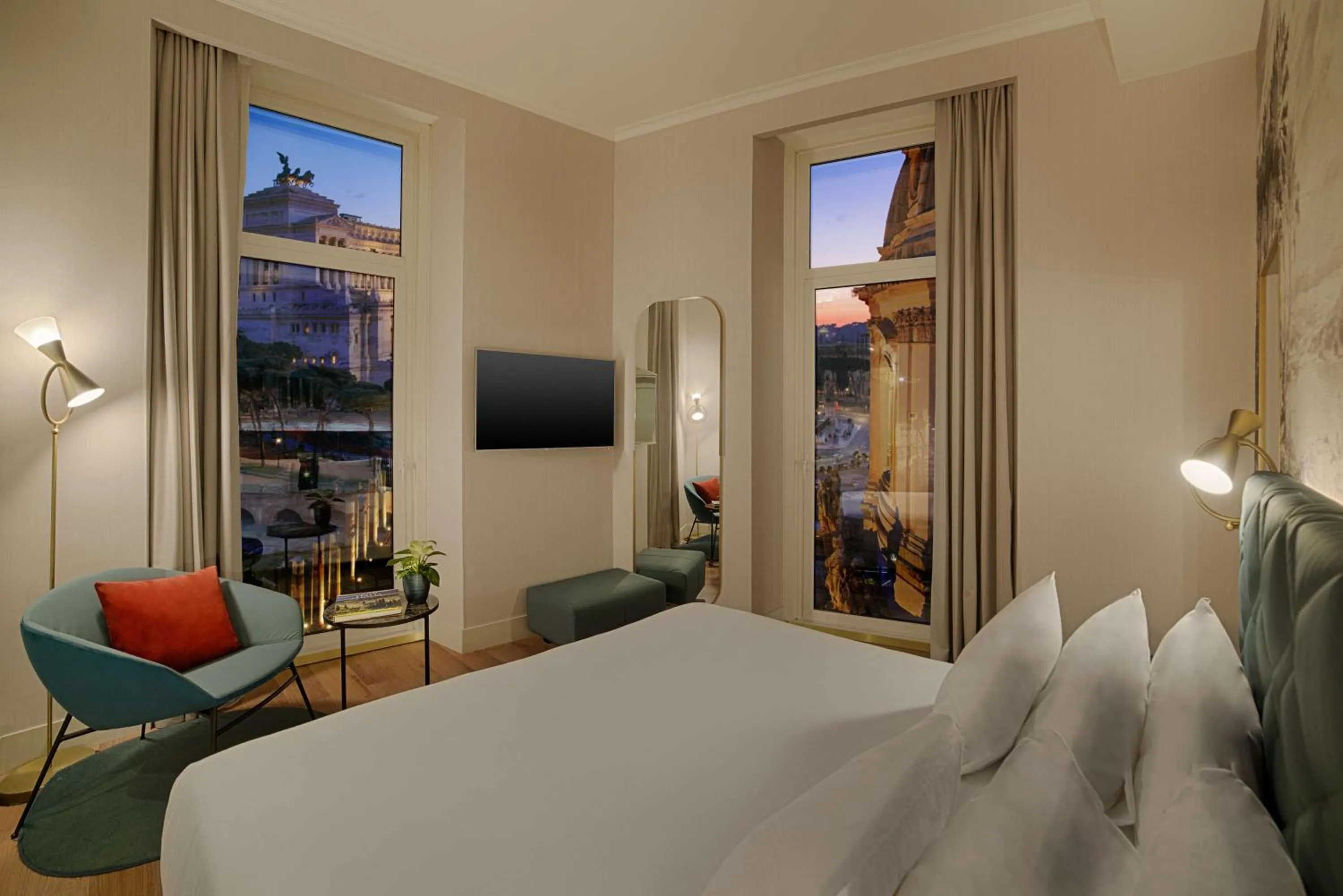 Bedroom, Bed in NH Collection Roma Fori Imperiali