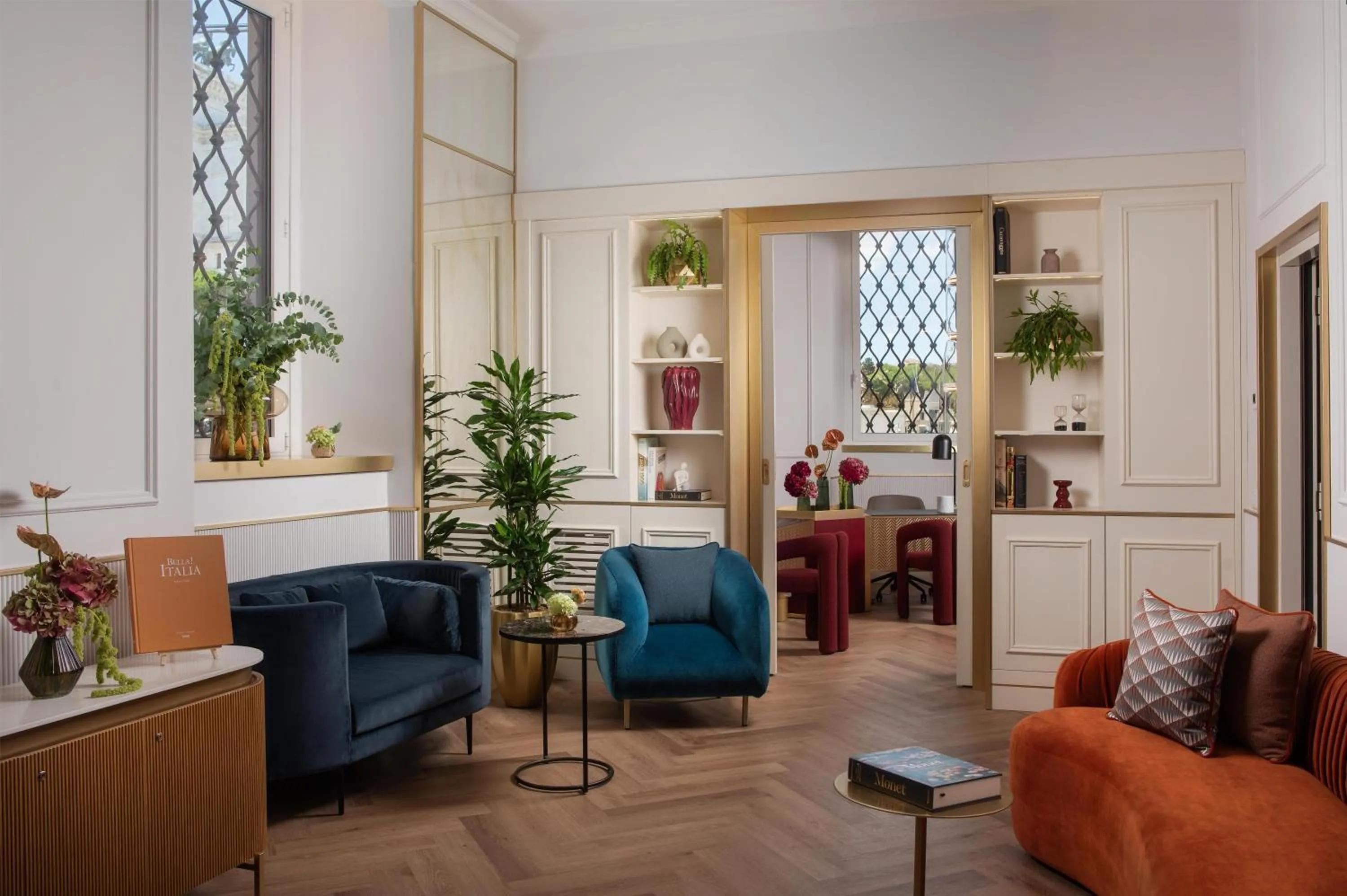 Lobby or reception in NH Collection Roma Fori Imperiali