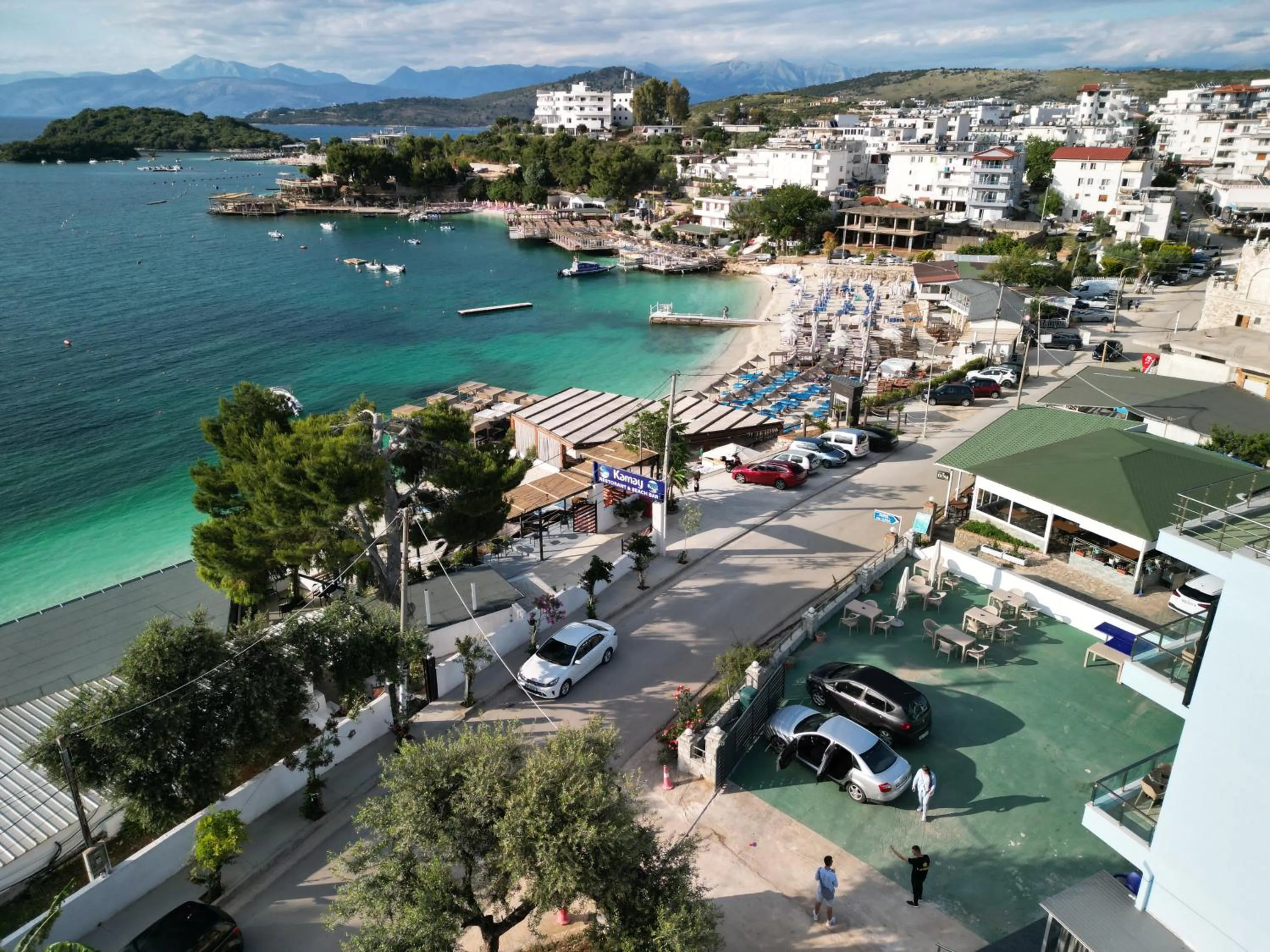 Sea view in Hotel Esmerald Ksamil