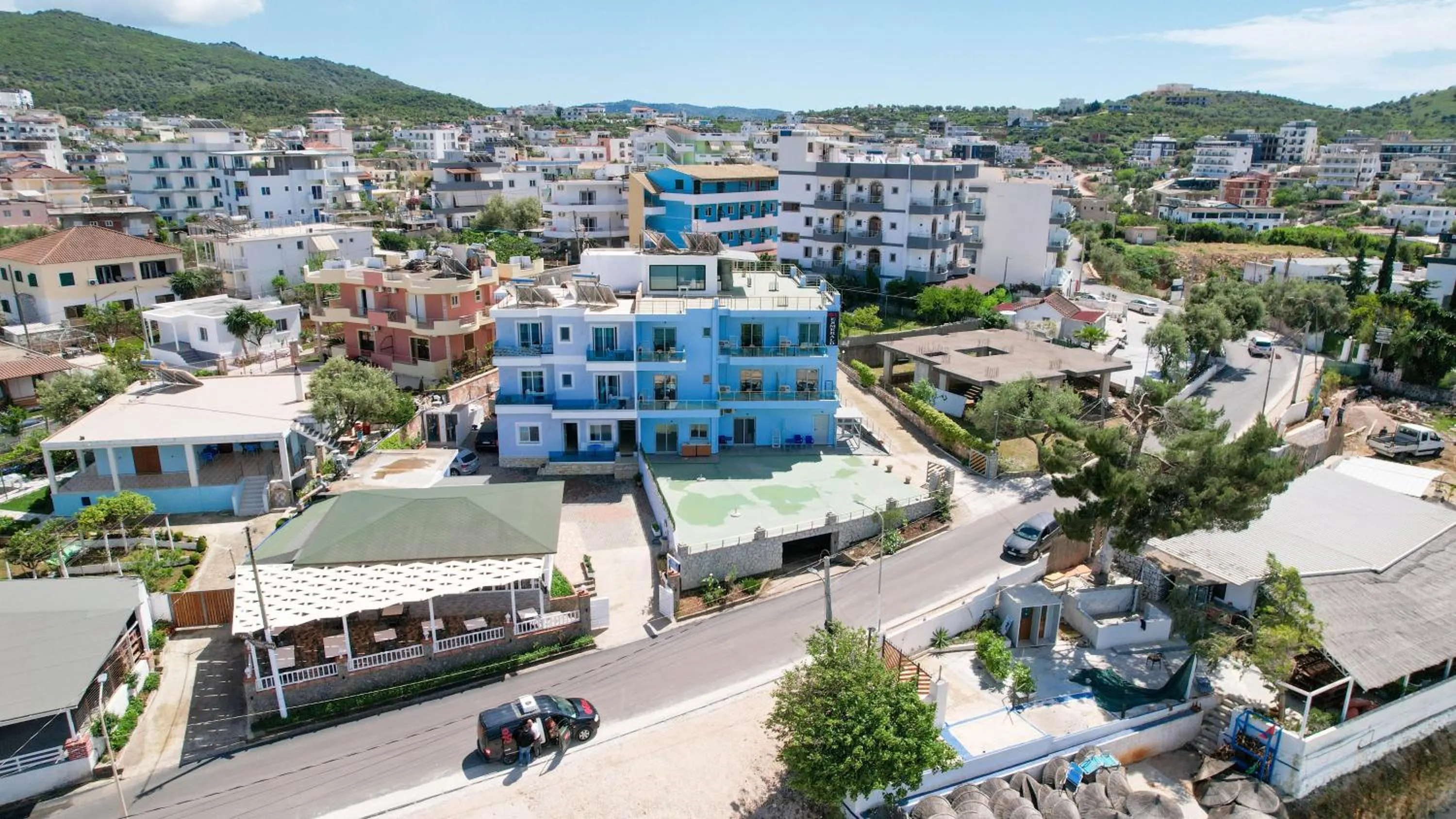 Bird's eye view in Hotel Esmerald Ksamil
