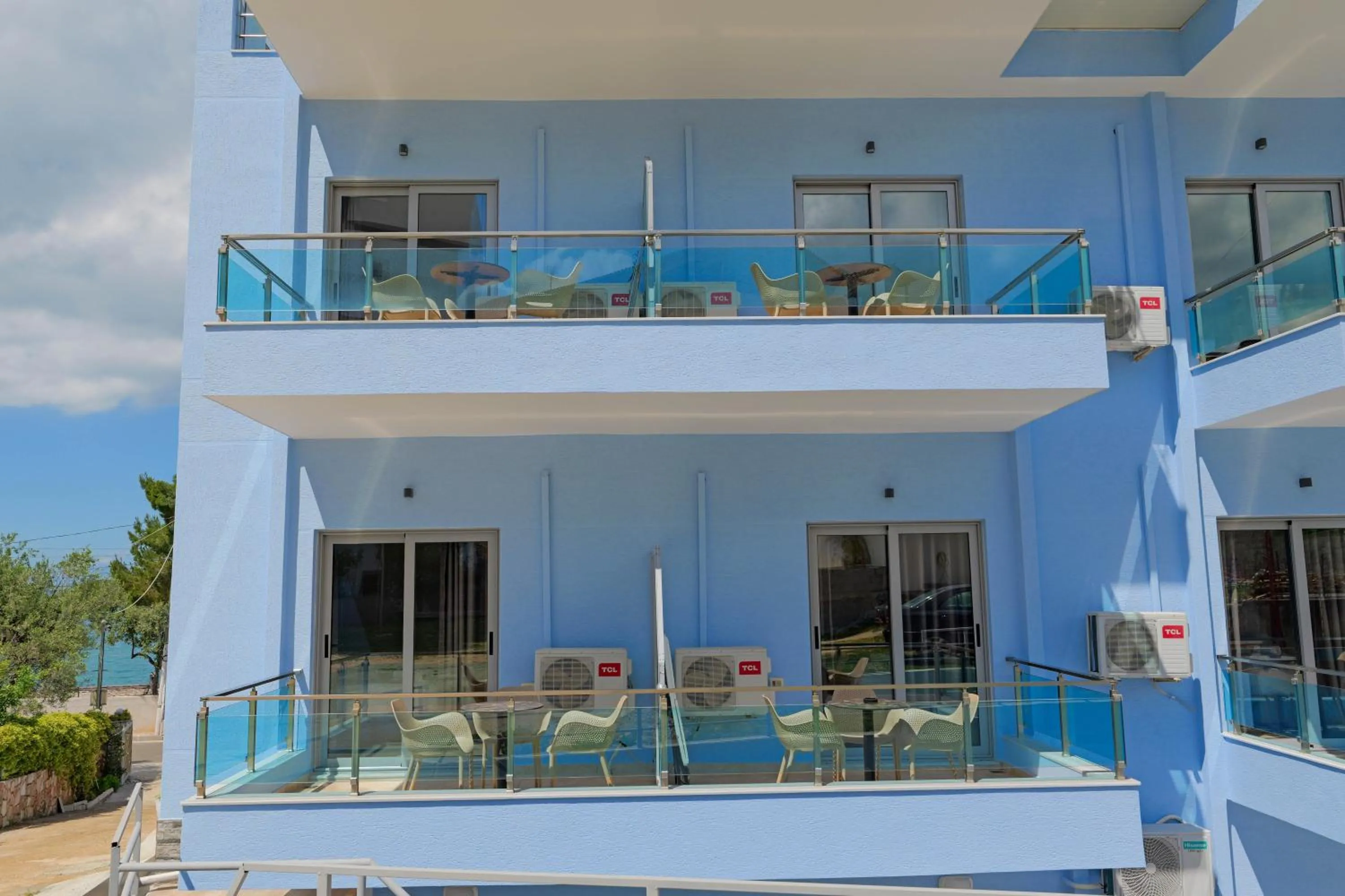 Balcony/Terrace in Hotel Esmerald Ksamil