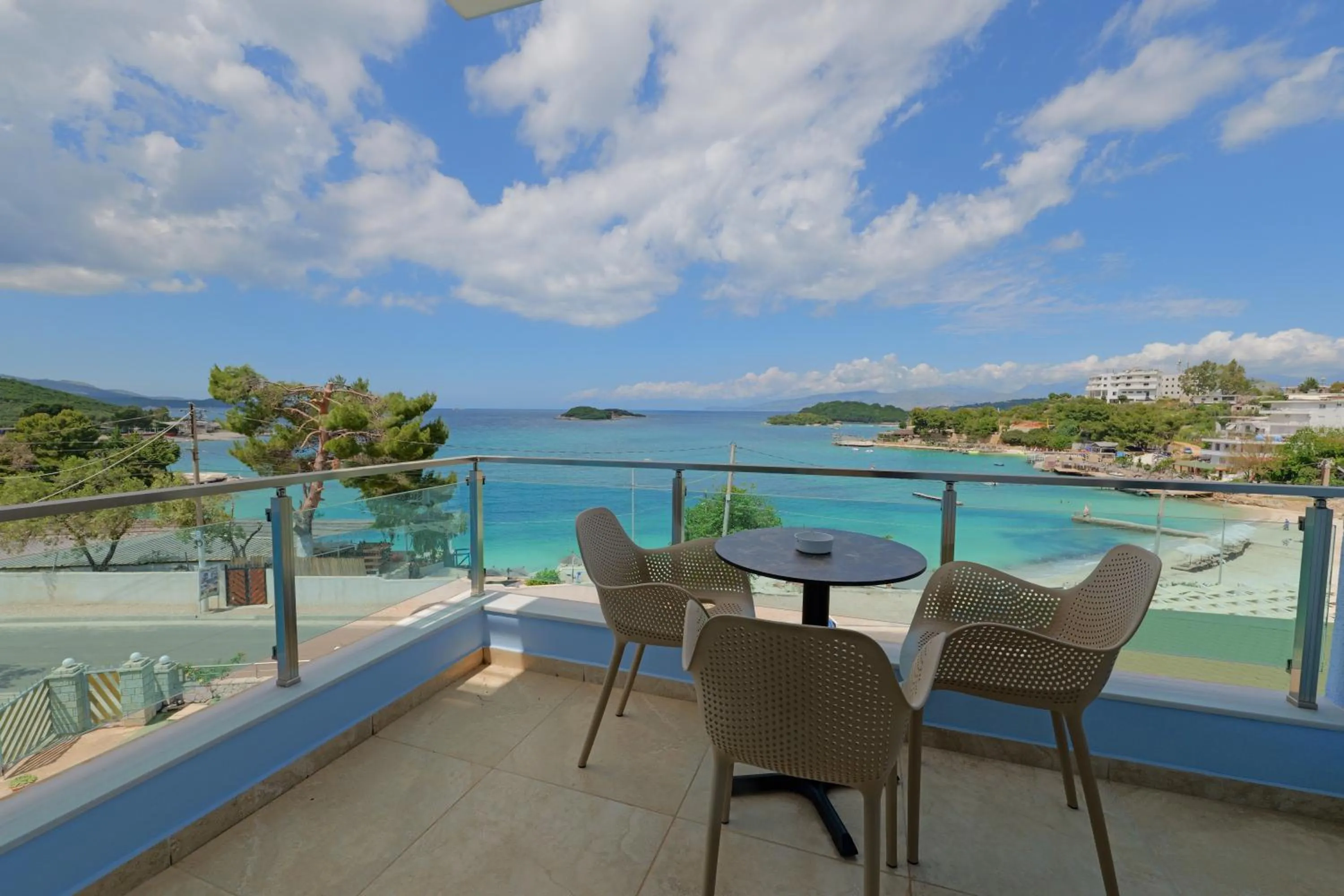 Sea view in Hotel Esmerald Ksamil