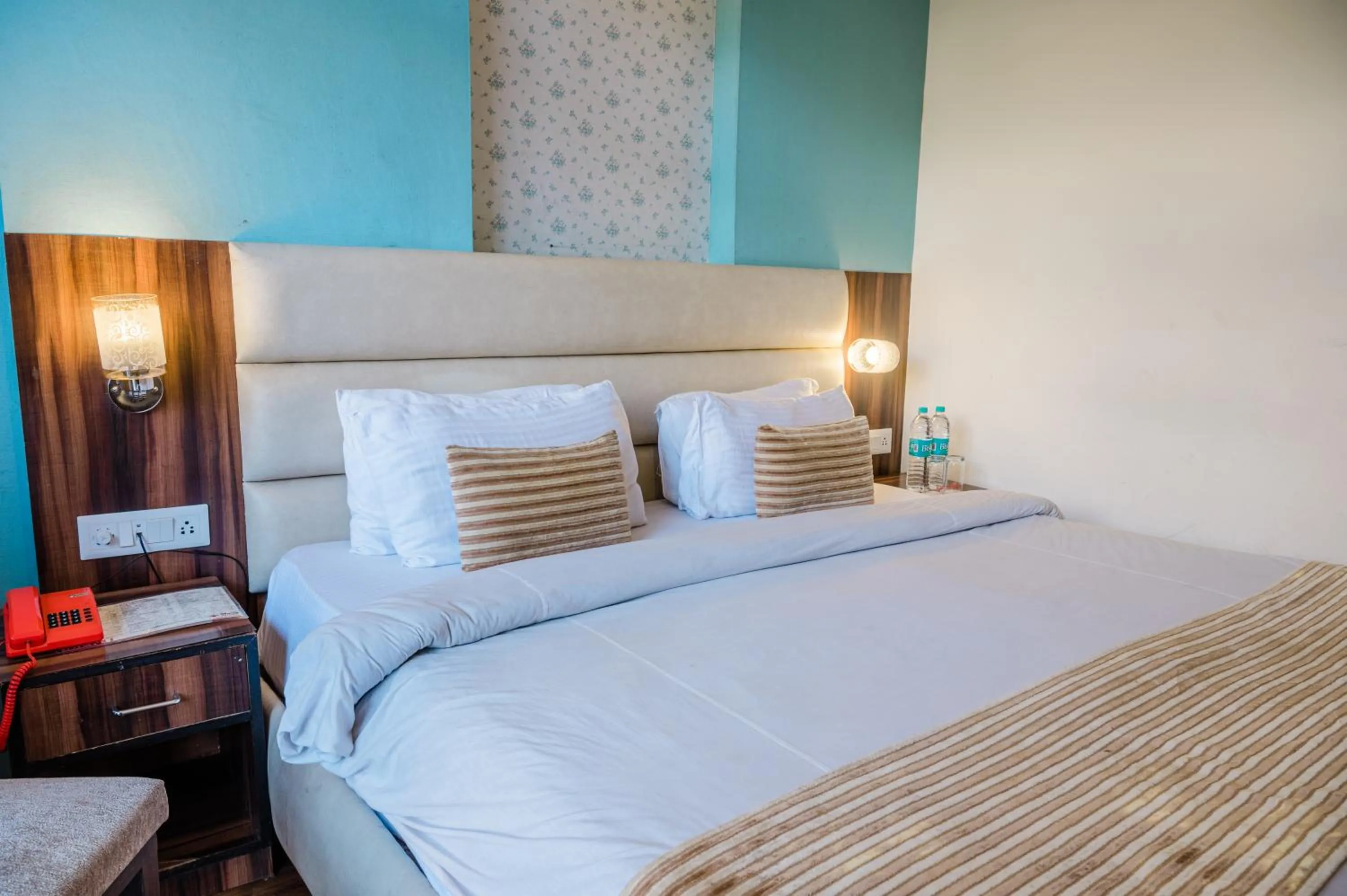 Bed in Hotel Shiva Continental