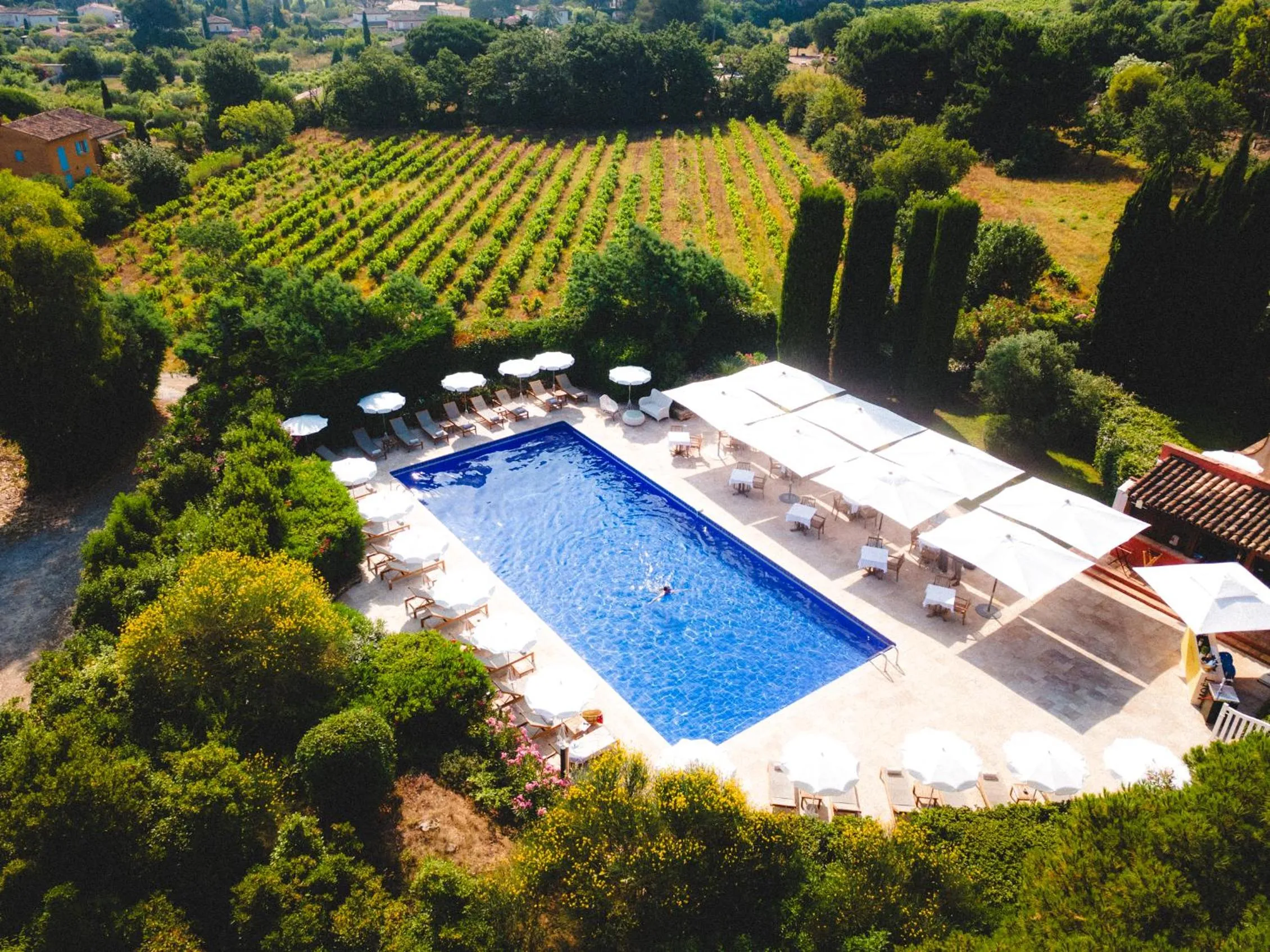 Swimming pool in Hôtel La Mandarine