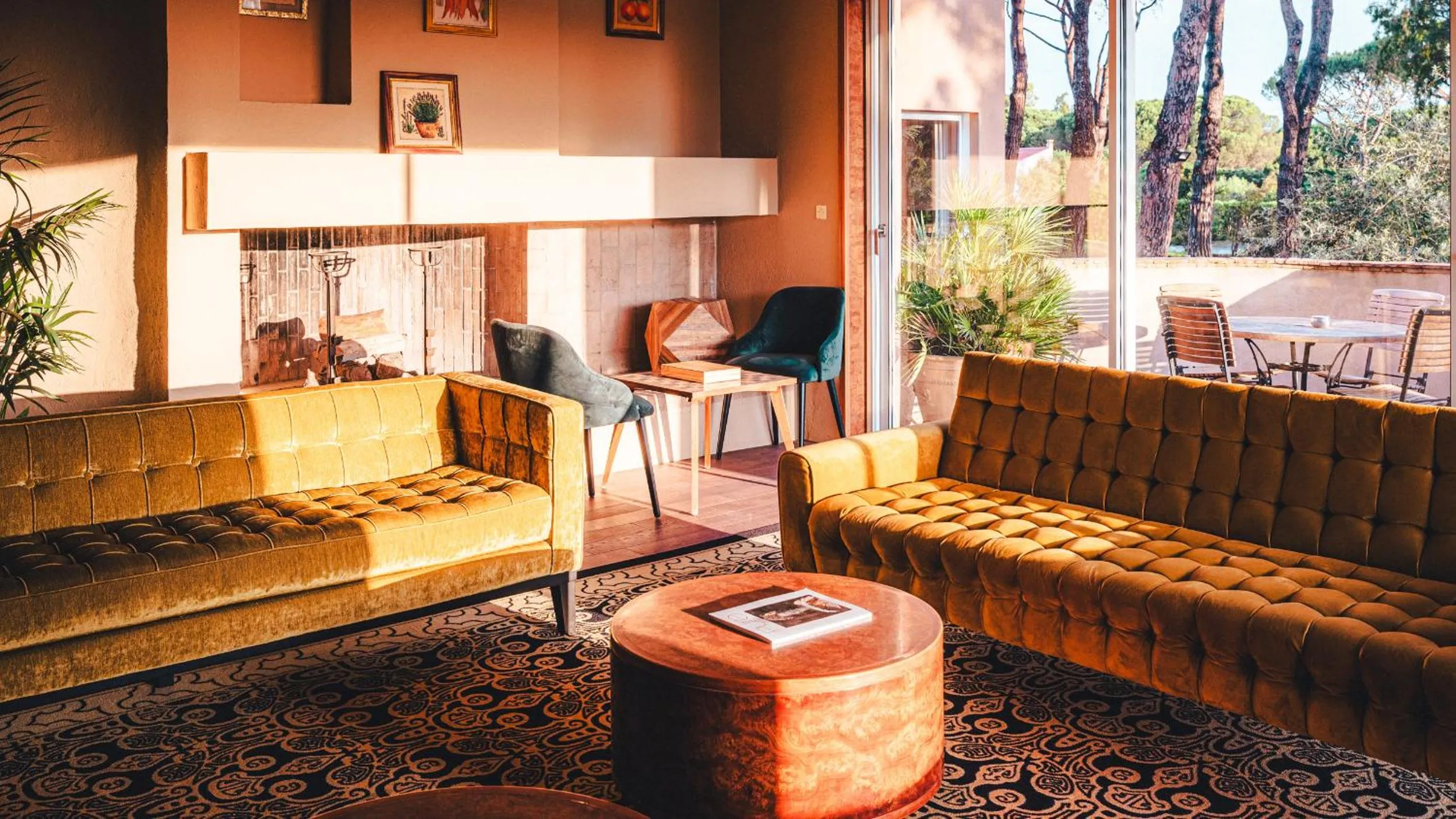 Living room in Hôtel La Mandarine