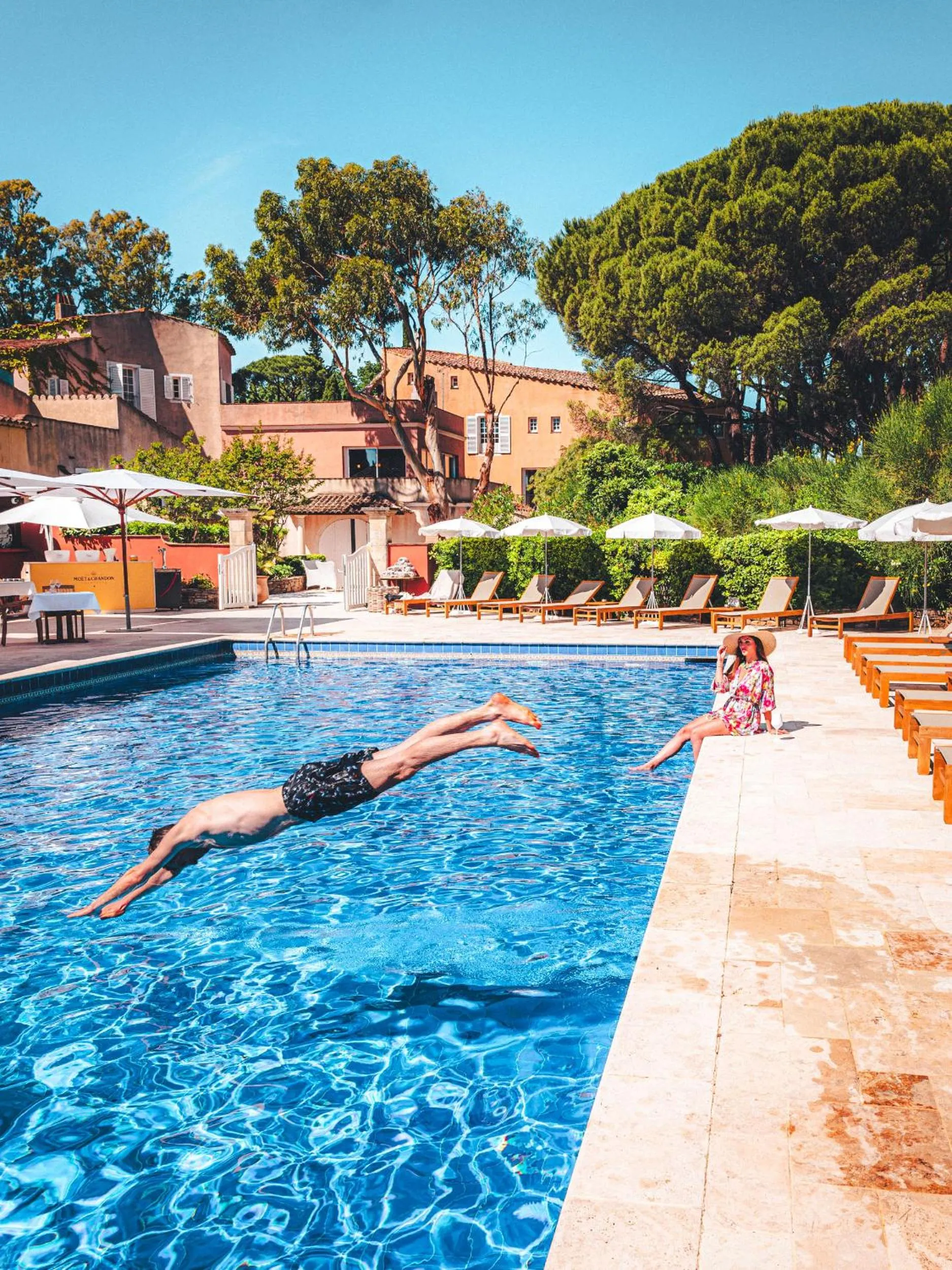 Swimming pool in Hôtel La Mandarine