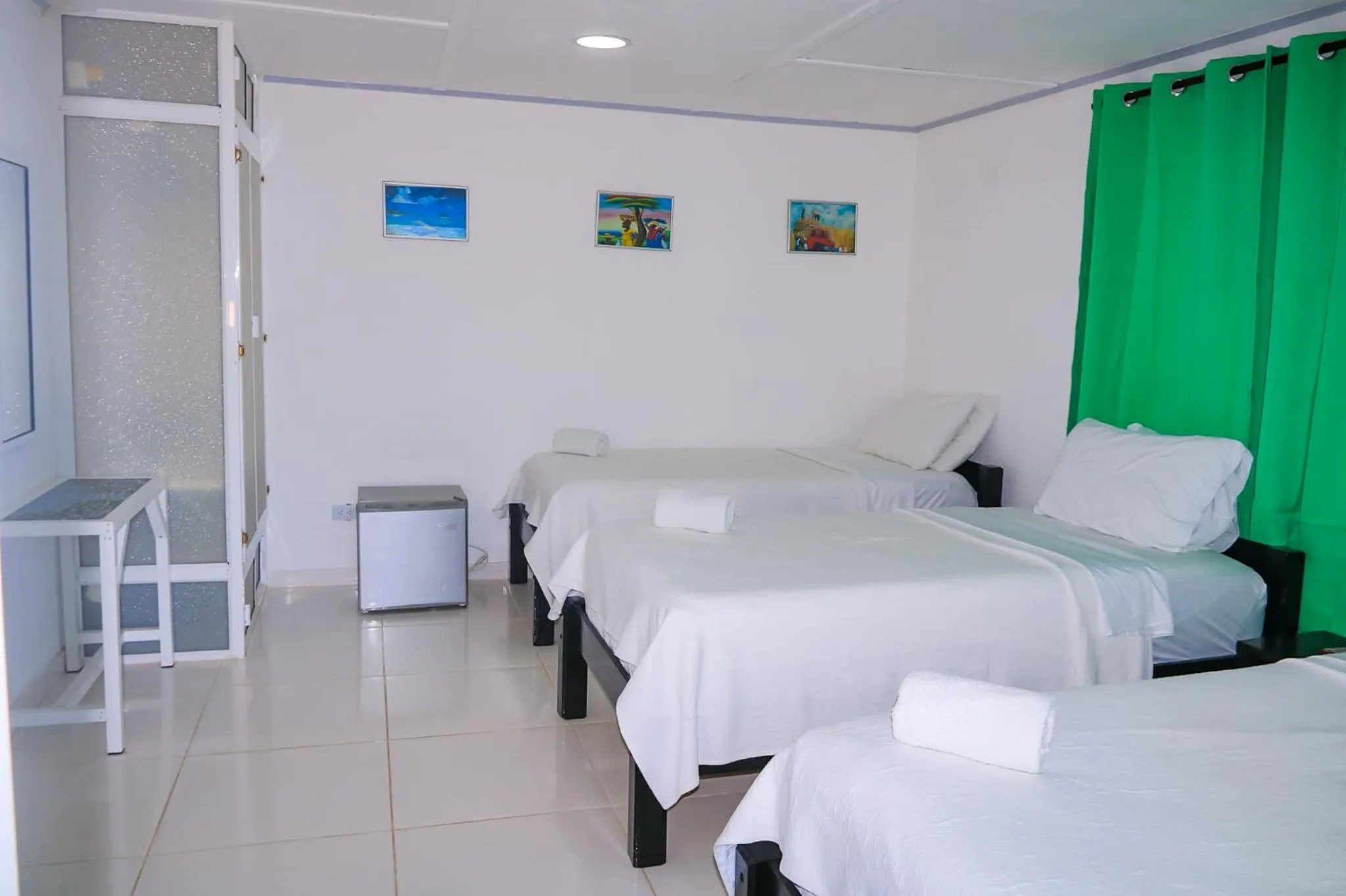 Bed in Hotel Posada Enilda