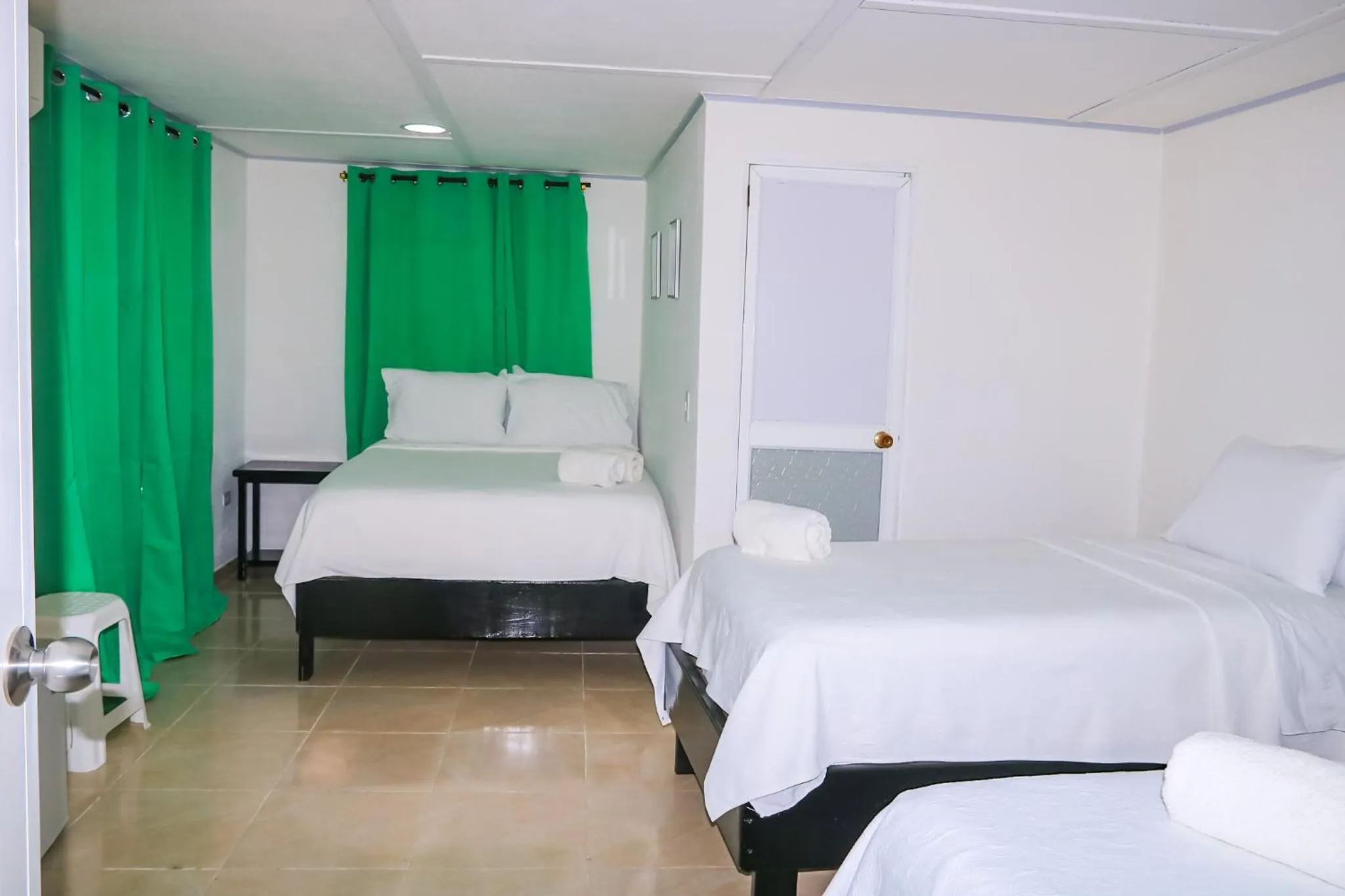 Bed in Hotel Posada Enilda