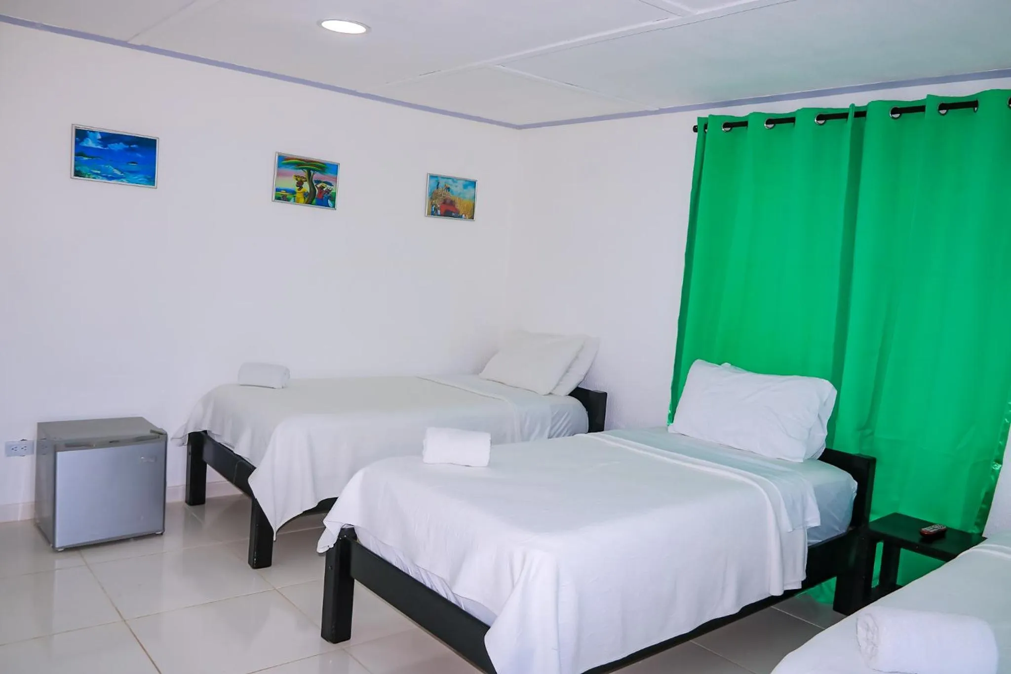 Bed in Hotel Posada Enilda