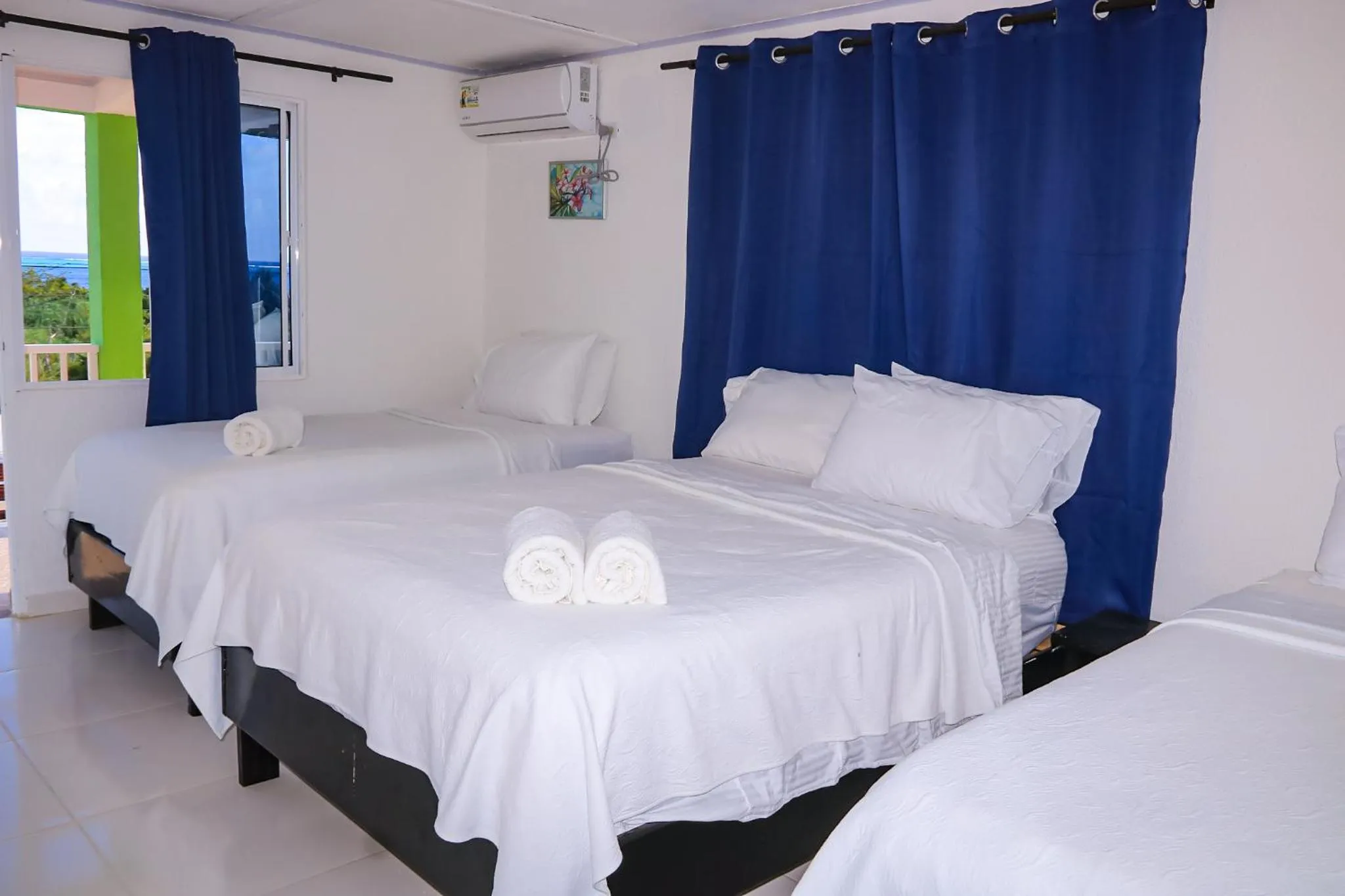 Bed in Hotel Posada Enilda