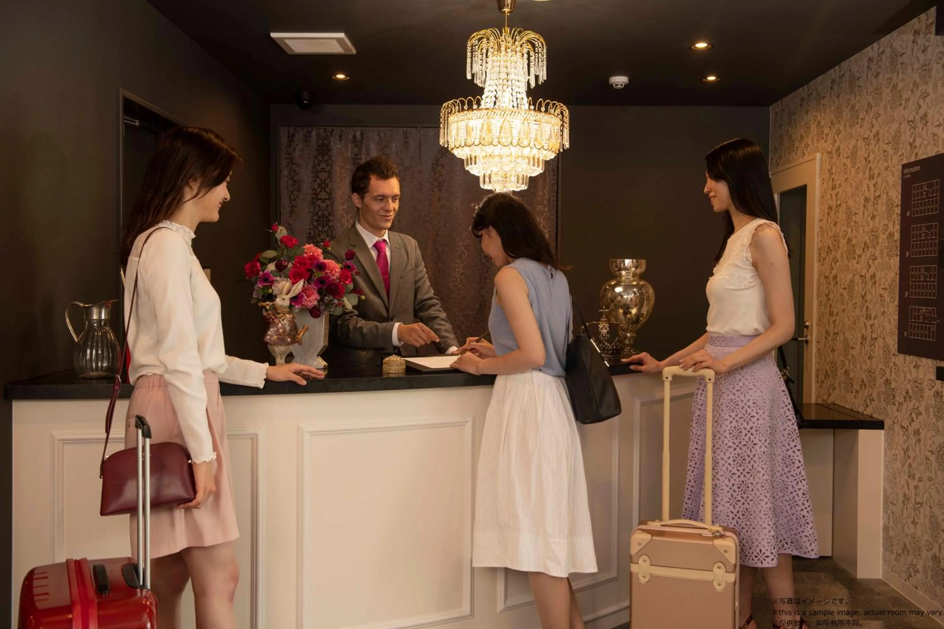 Staff in Framboise KYOTO Hotel de charme