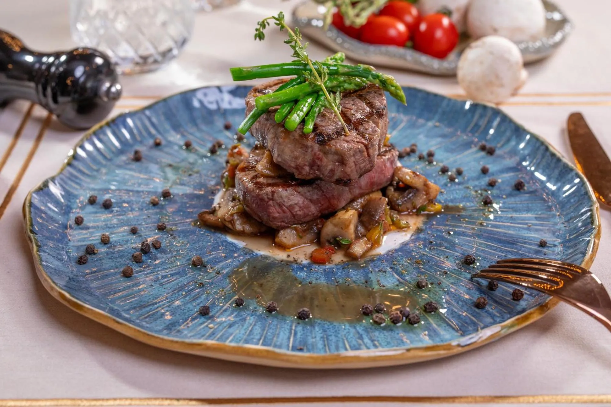 Food and drinks in MFB Tarabya Hotel