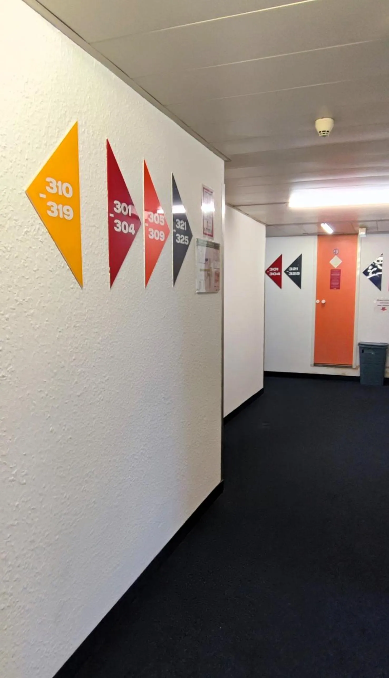 Floor plan in Motel 24h Hannover