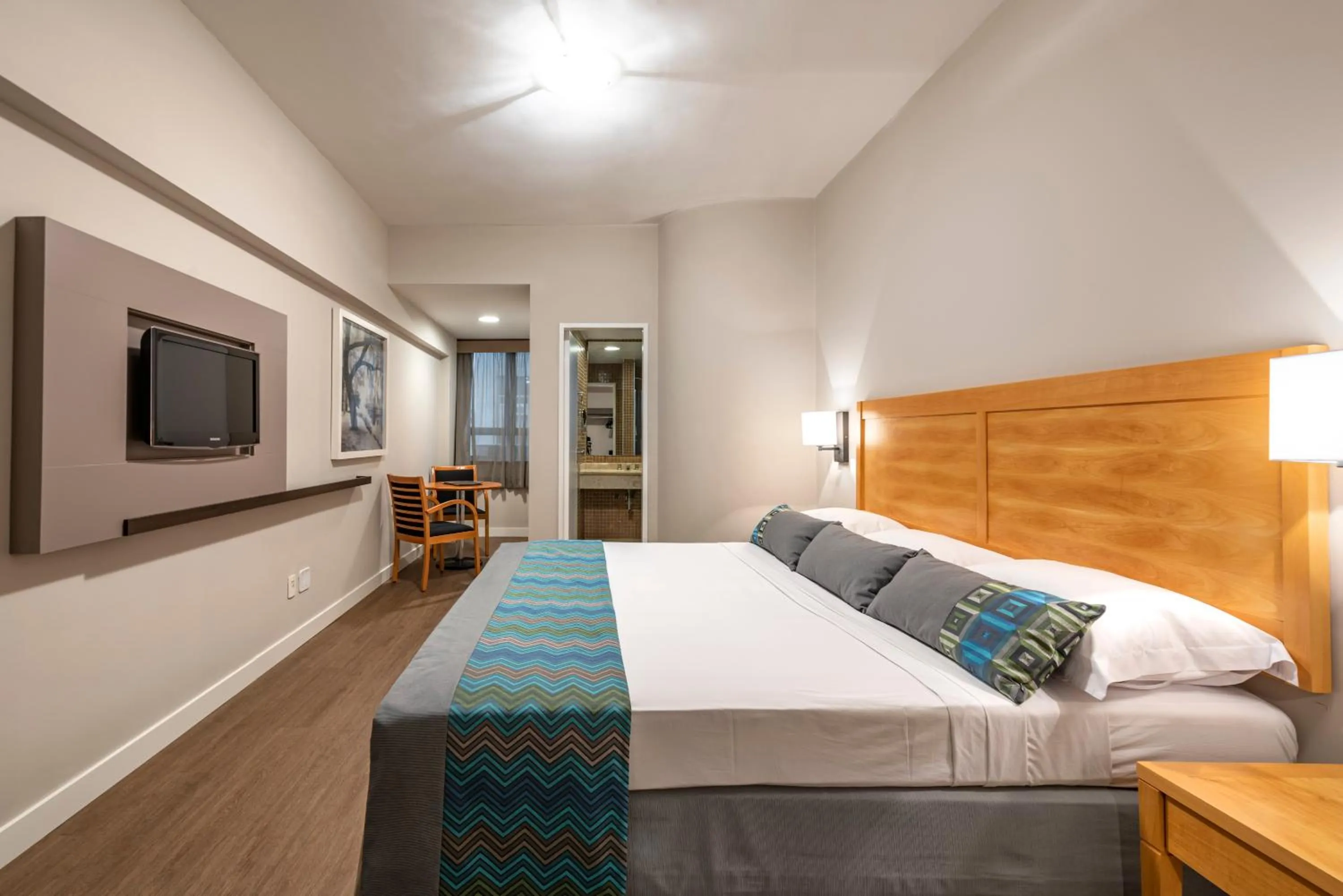 Bedroom, Bed in Monreale Express Glicério Campinas