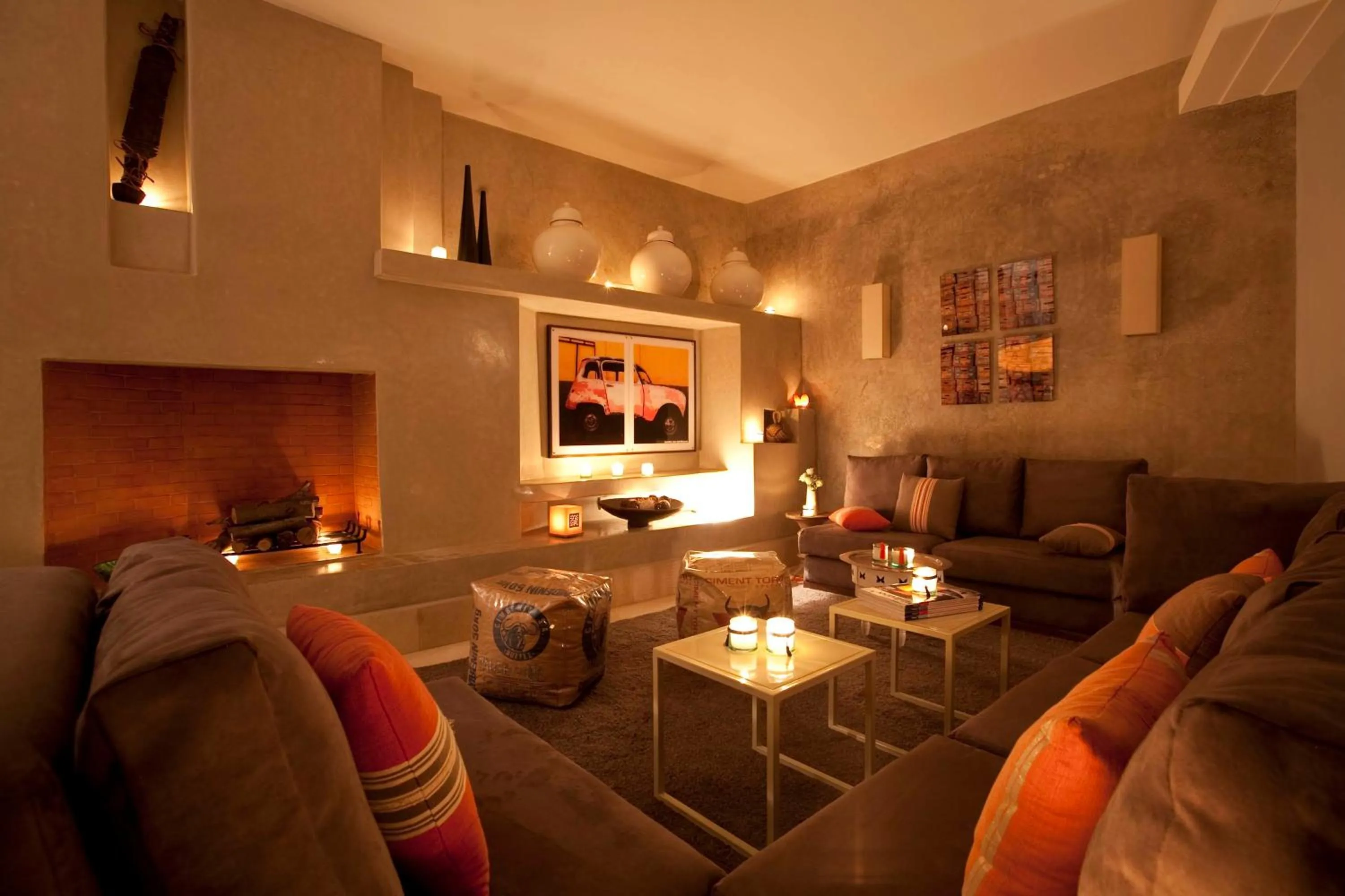 Living room in Riad Dar Maya