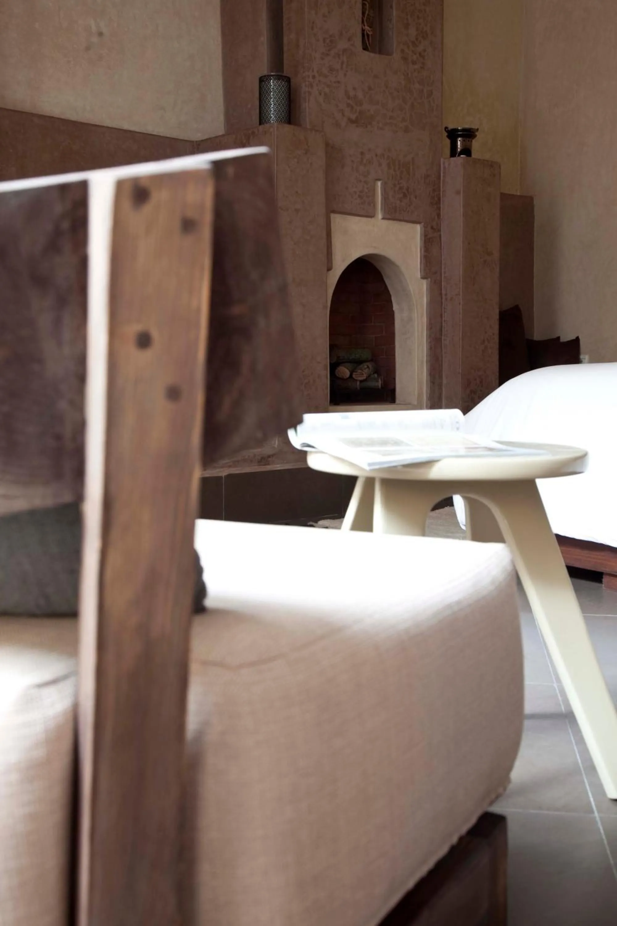 Seating area, Bed in Riad Dar Maya