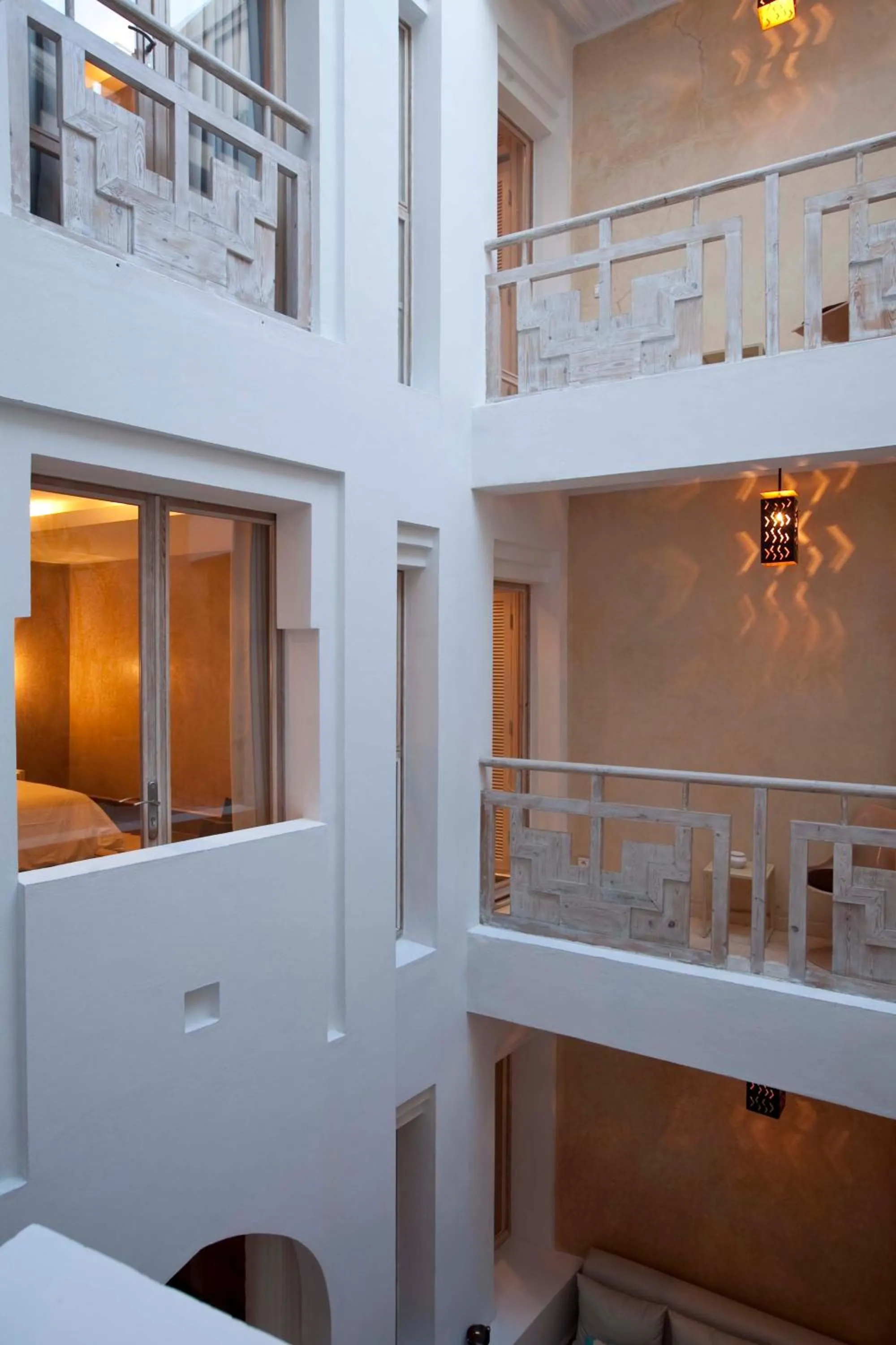 Decorative detail, Bed in Riad Dar Maya