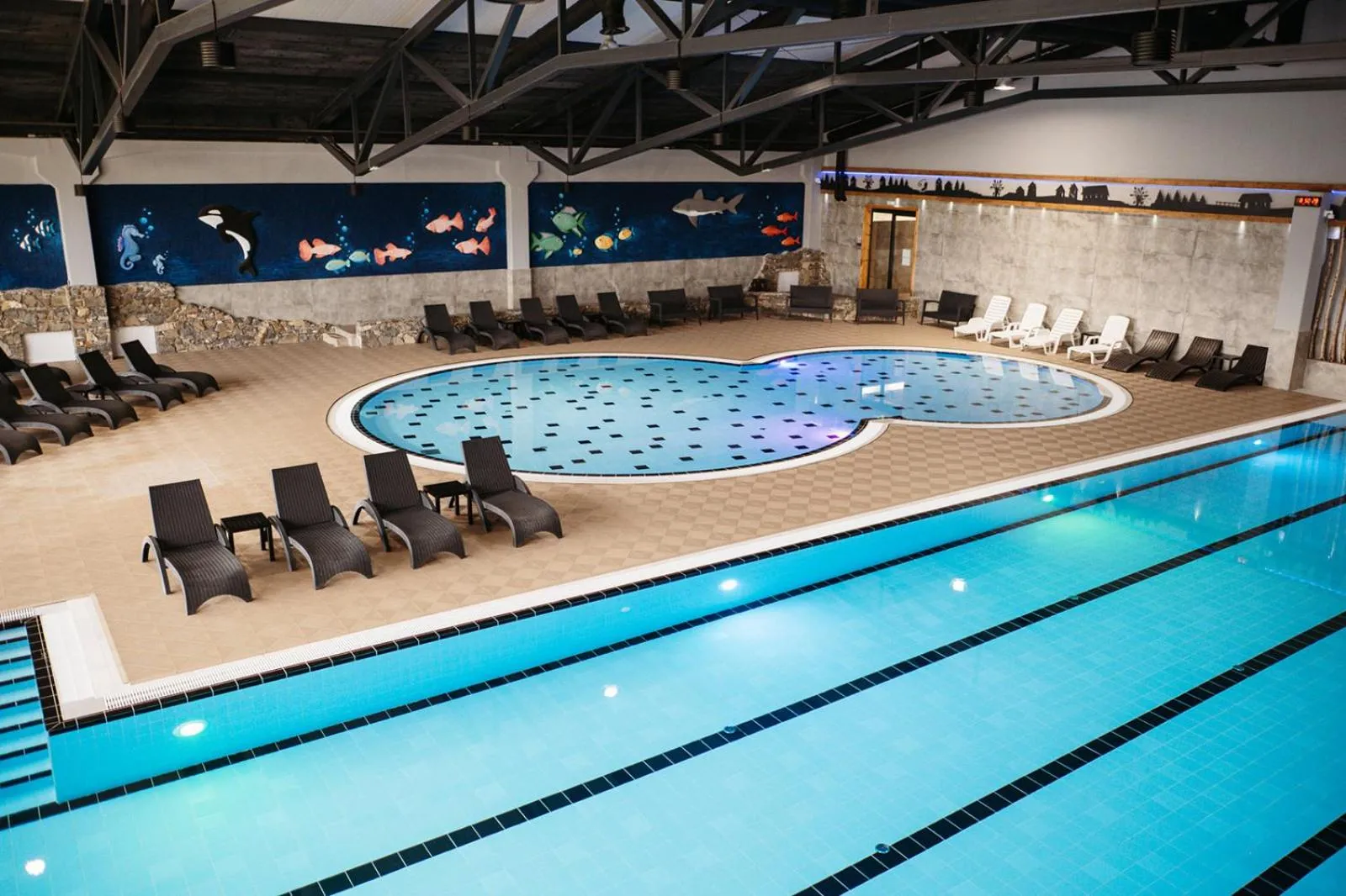 Swimming pool in Etno Village Cardaci