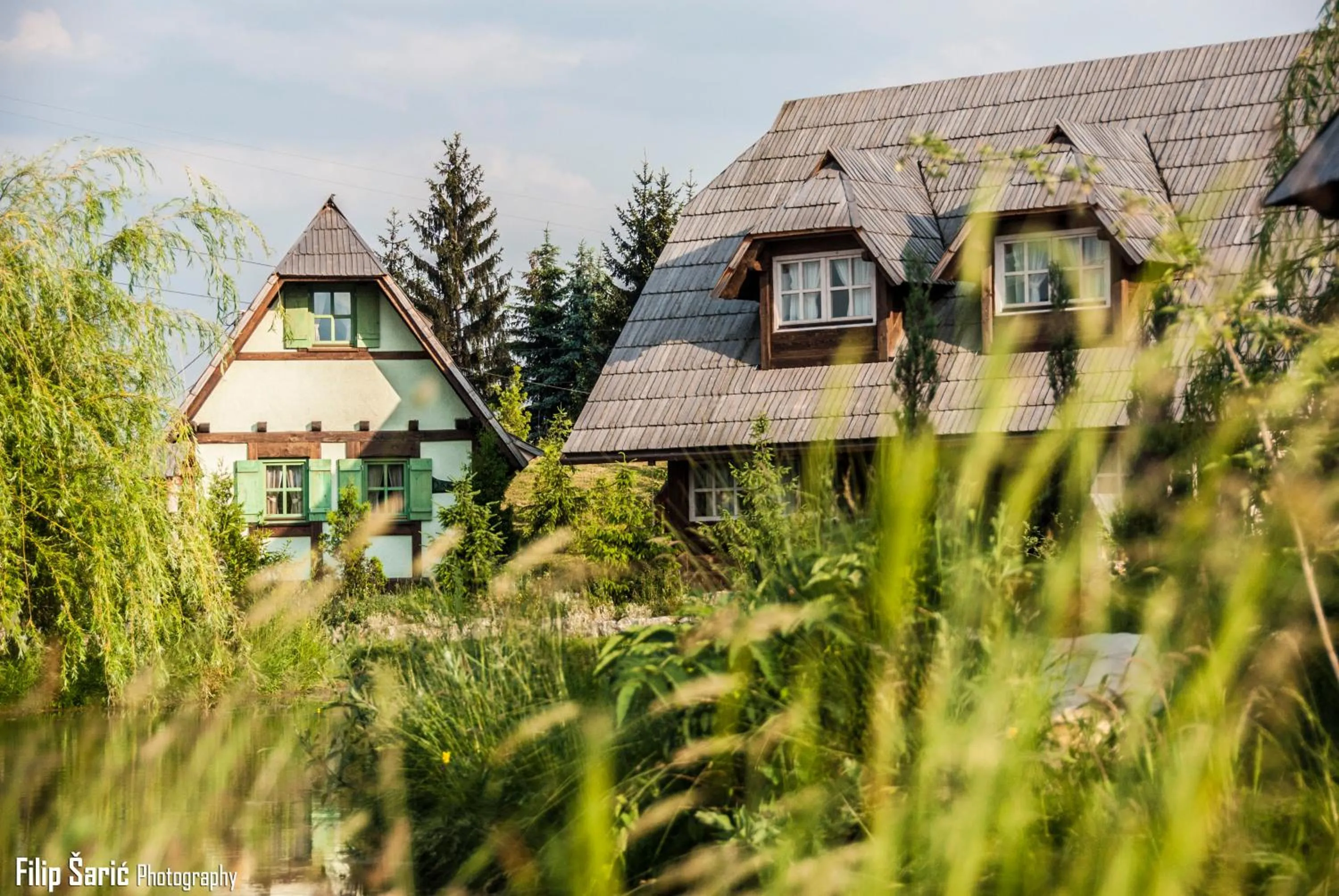 Facade/entrance in Etno Village Cardaci