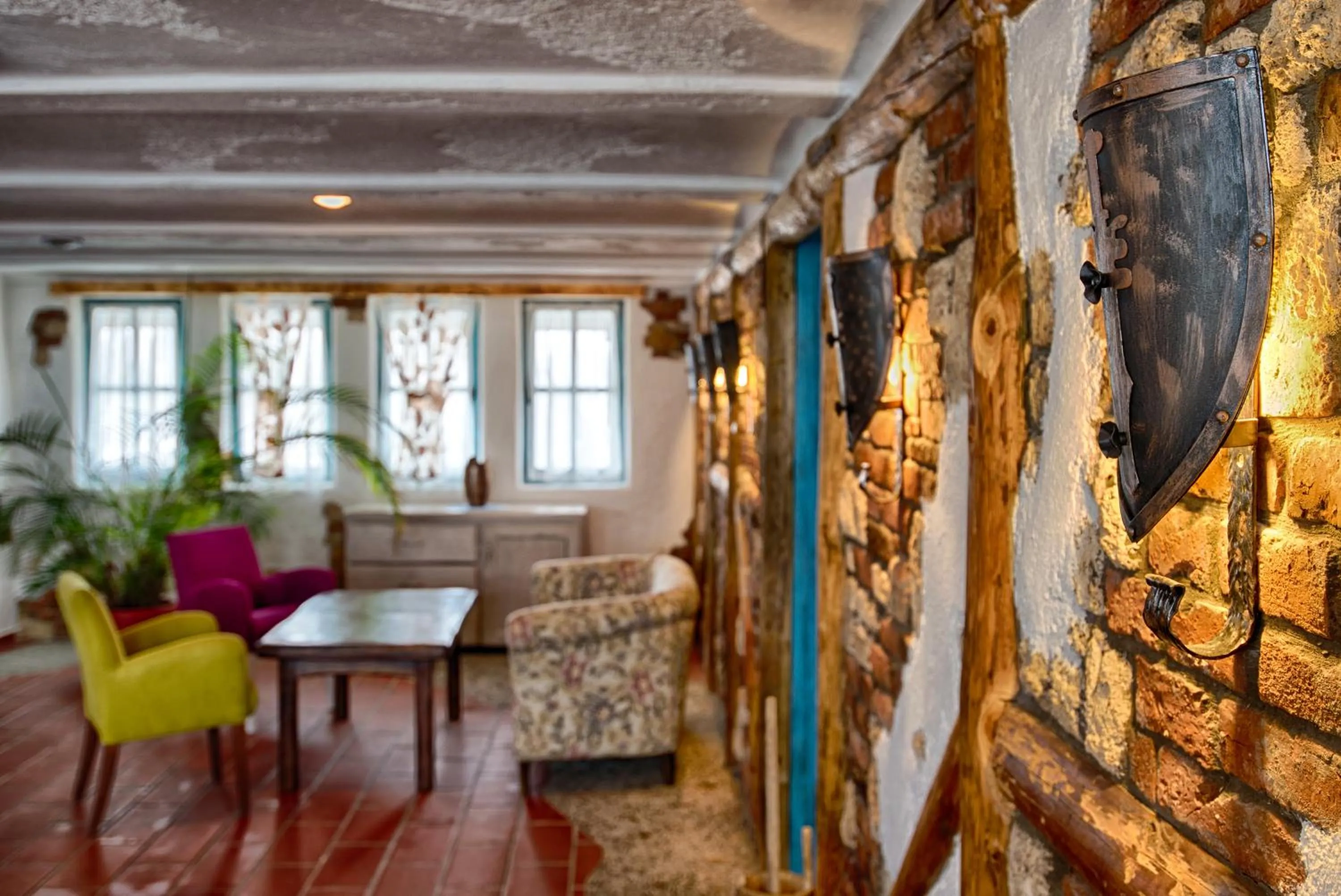 Communal lounge/ TV room in Etno Village Cardaci