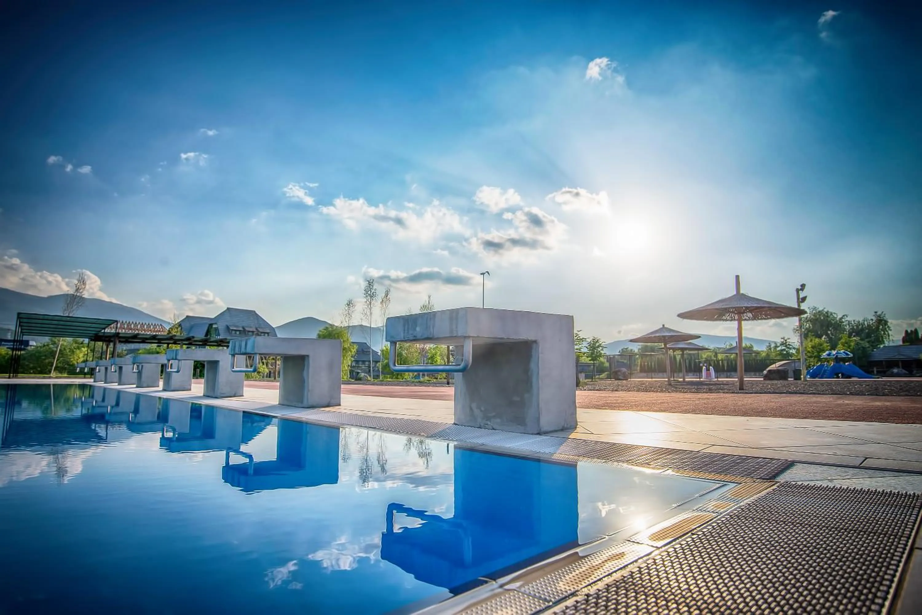 Swimming pool in Etno Village Cardaci