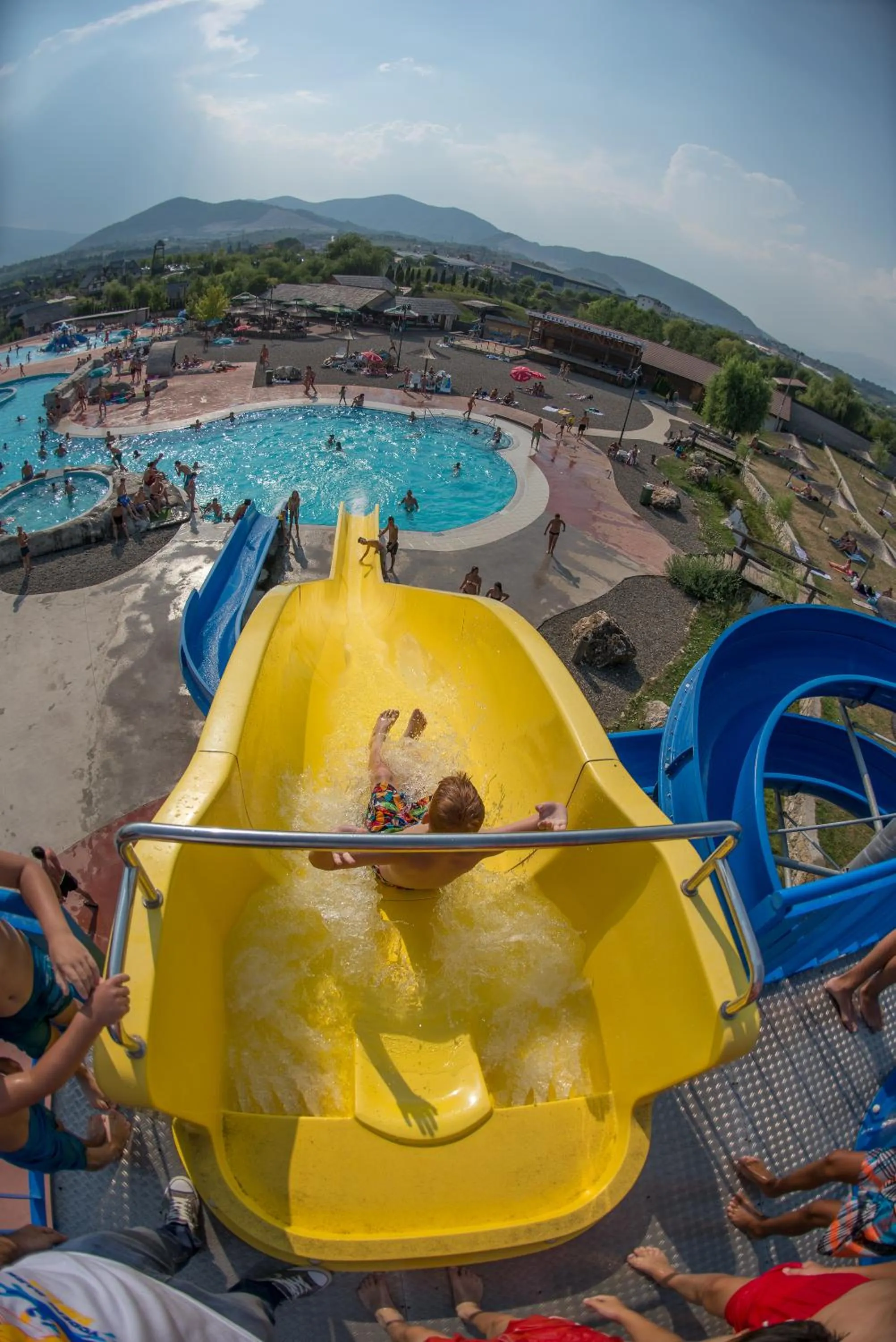 Swimming pool in Etno Village Cardaci