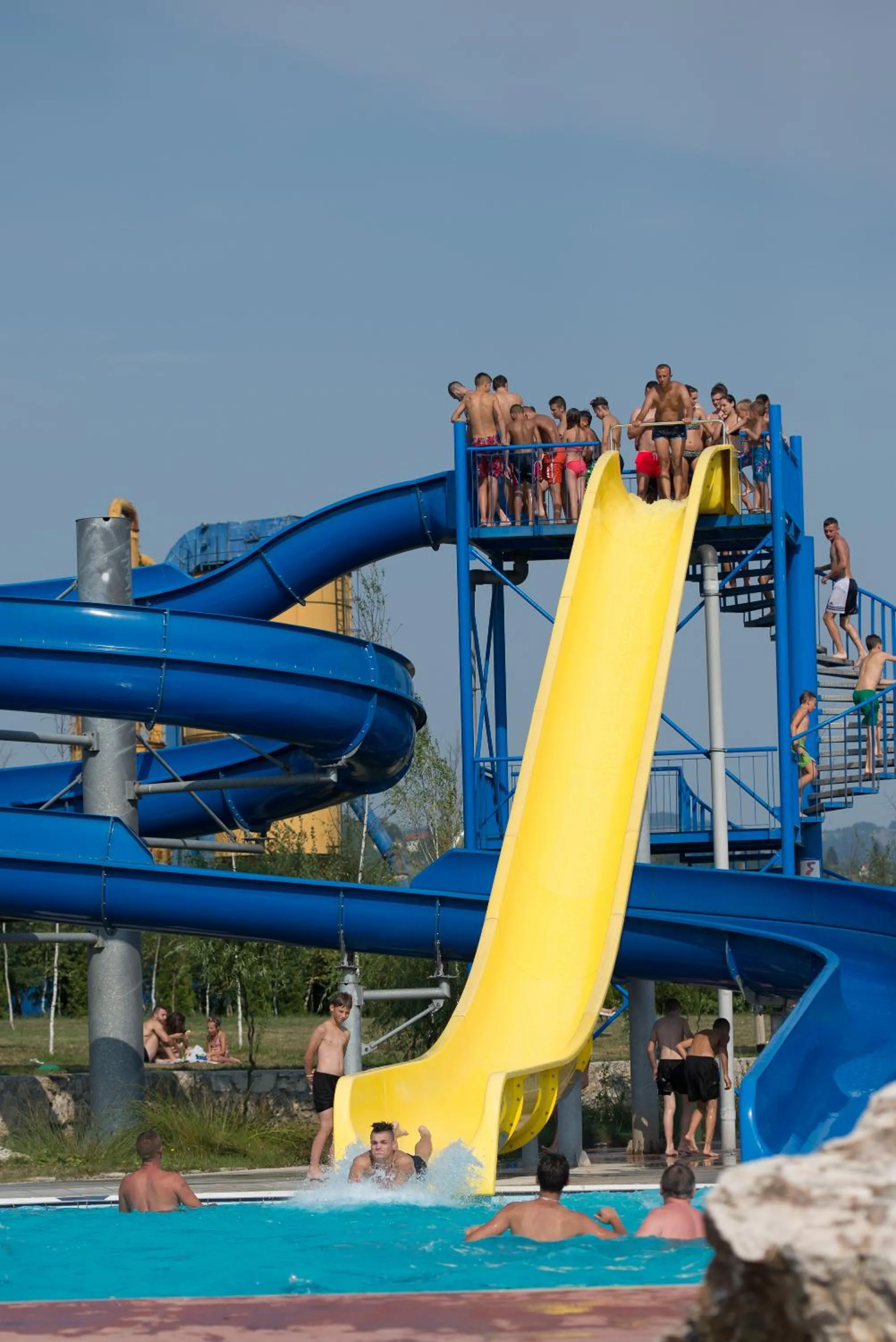 Swimming pool in Etno Village Cardaci