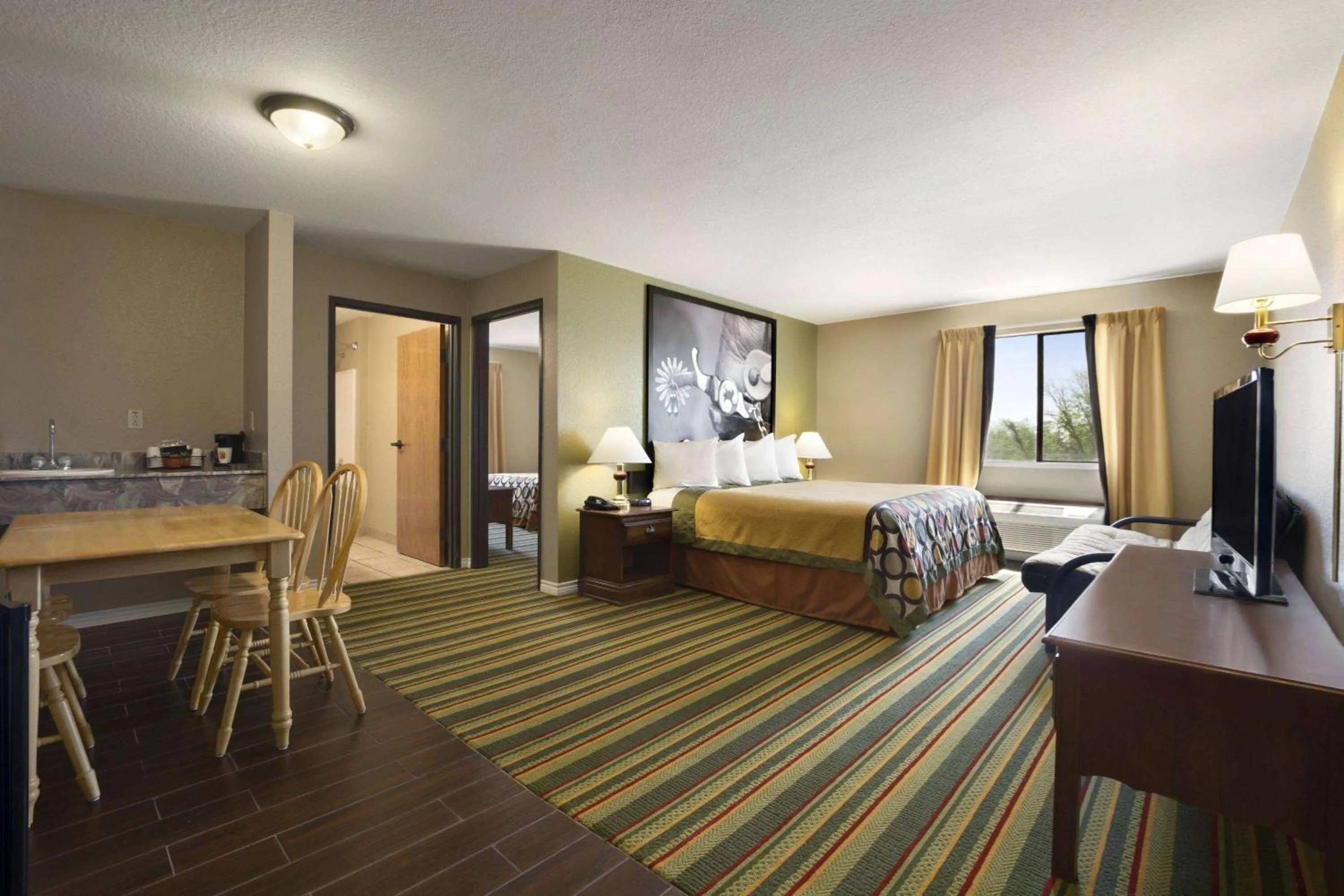 Photo of the whole room in Super 8 by Wyndham Childress