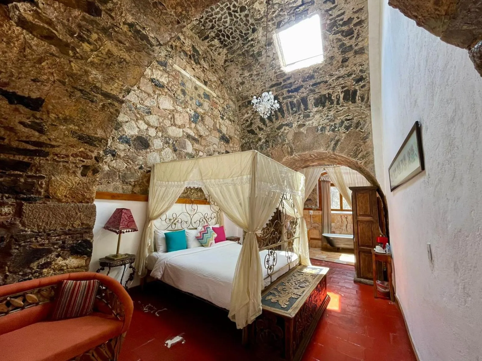 Bed in Hacienda Santa Maria Regla