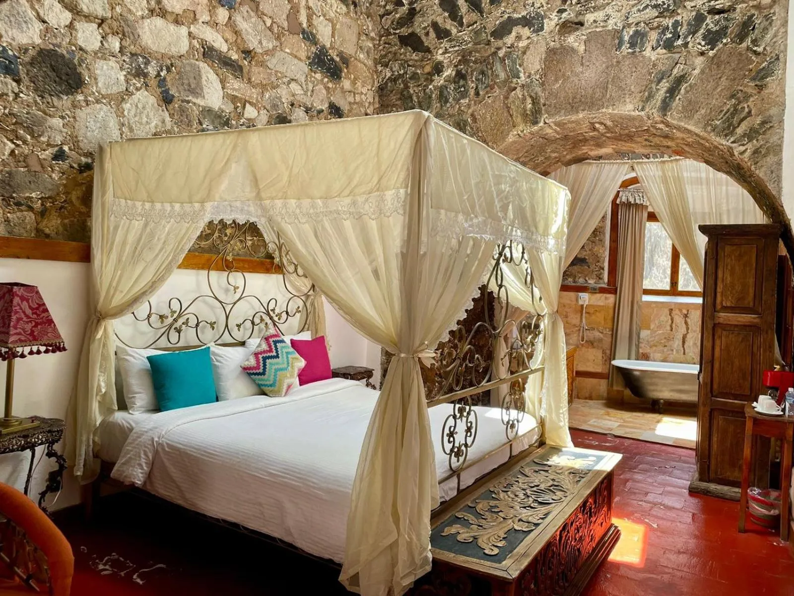 Bed in Hacienda Santa Maria Regla