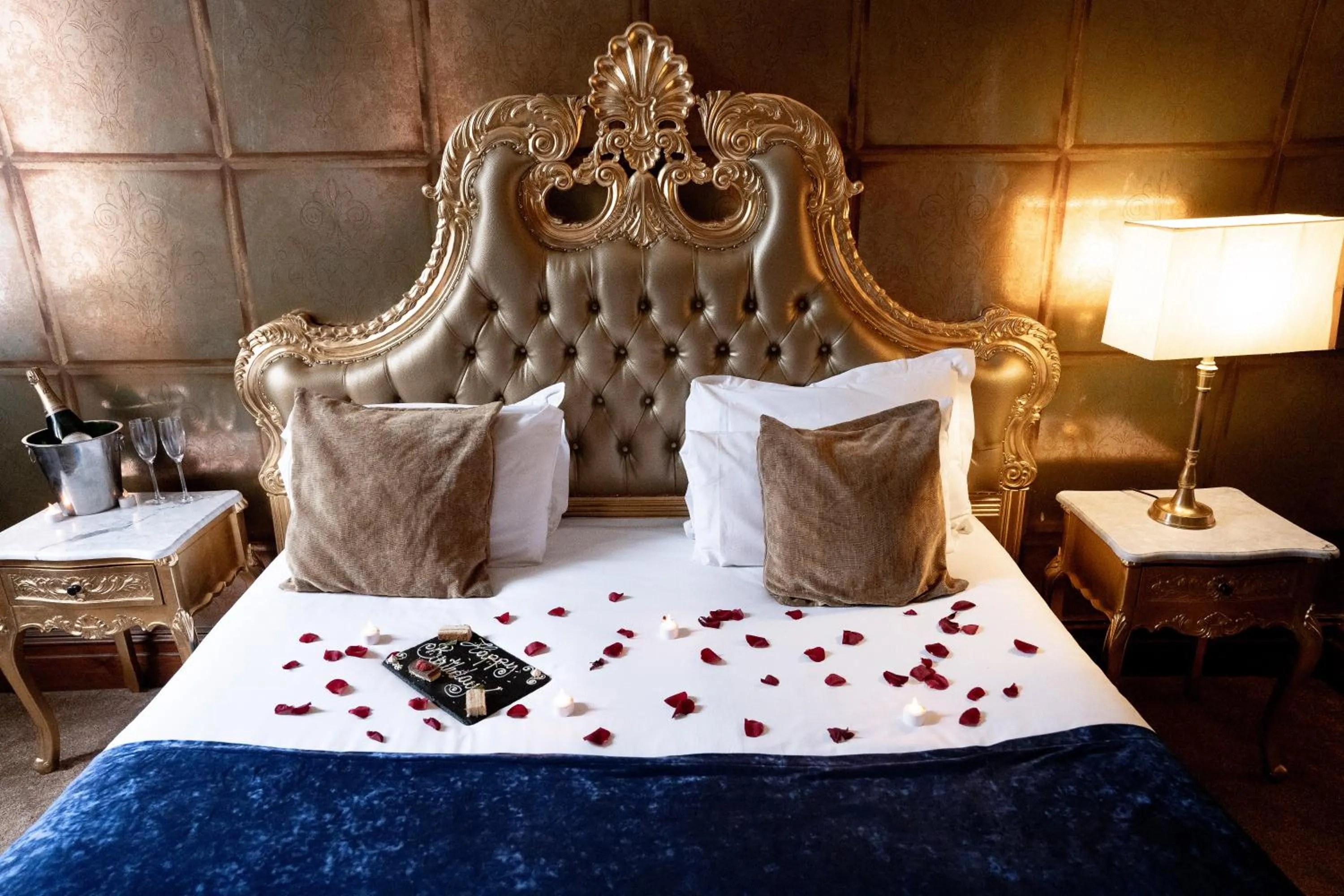 Bed in The Dixie Dean Hotel