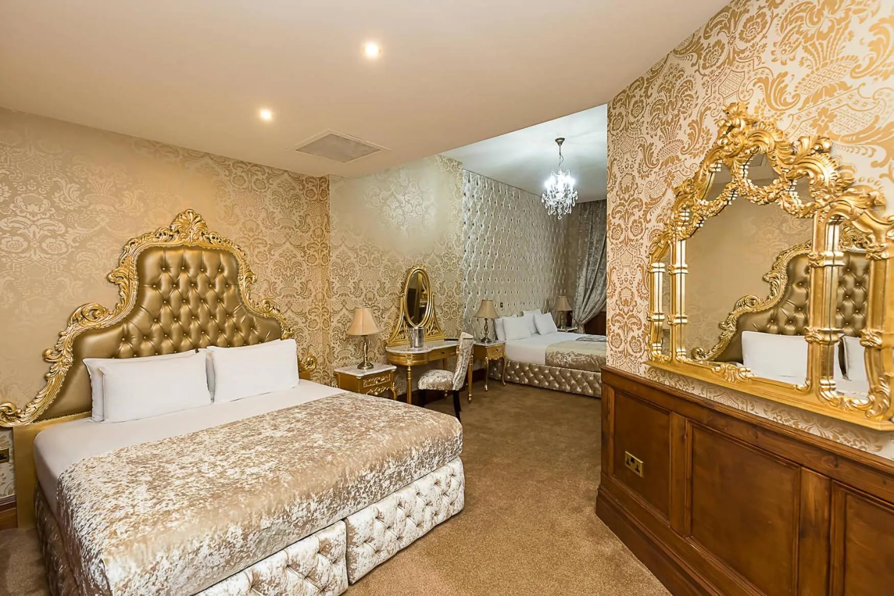 Bed in The Dixie Dean Hotel