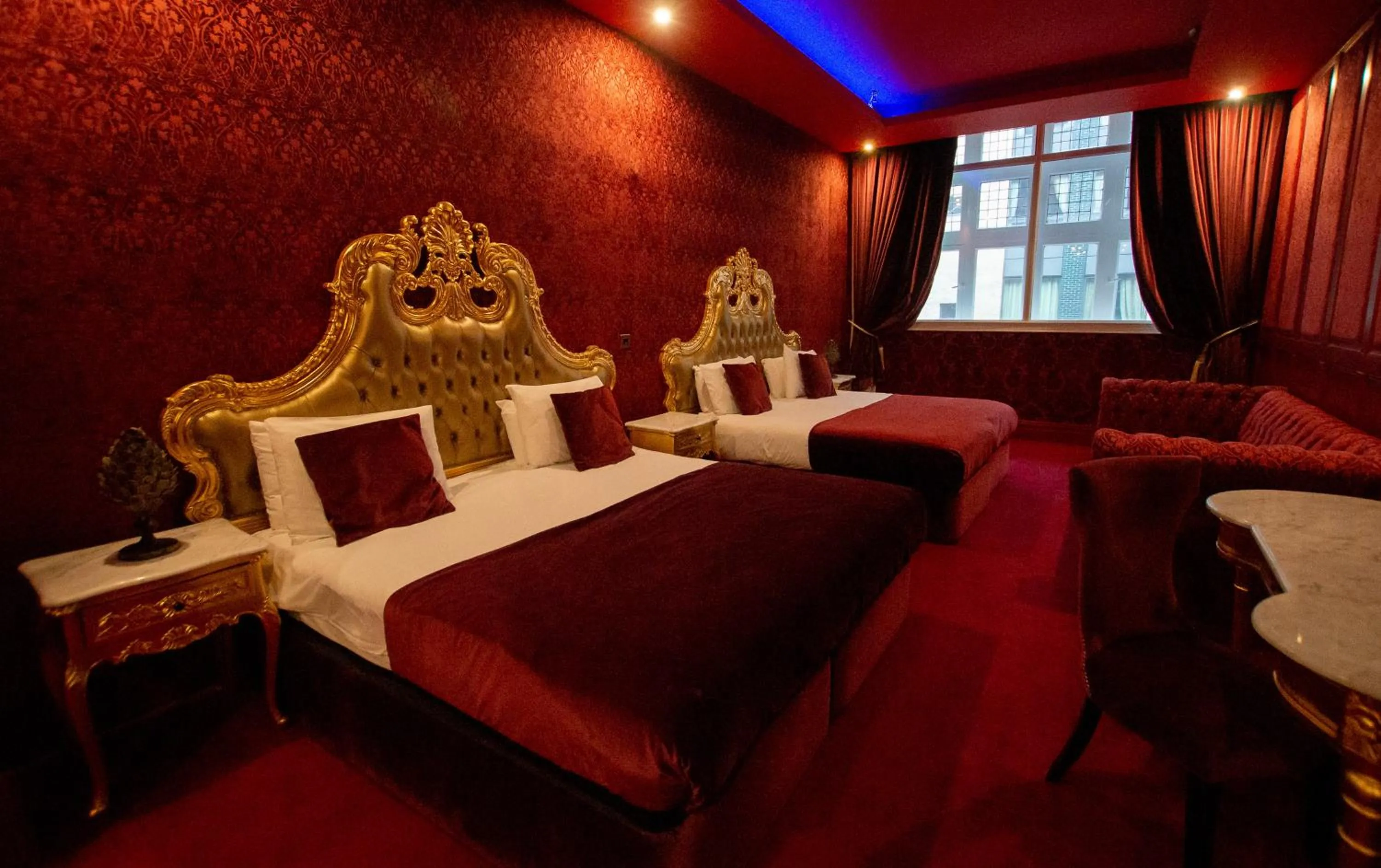 Bed in The Dixie Dean Hotel