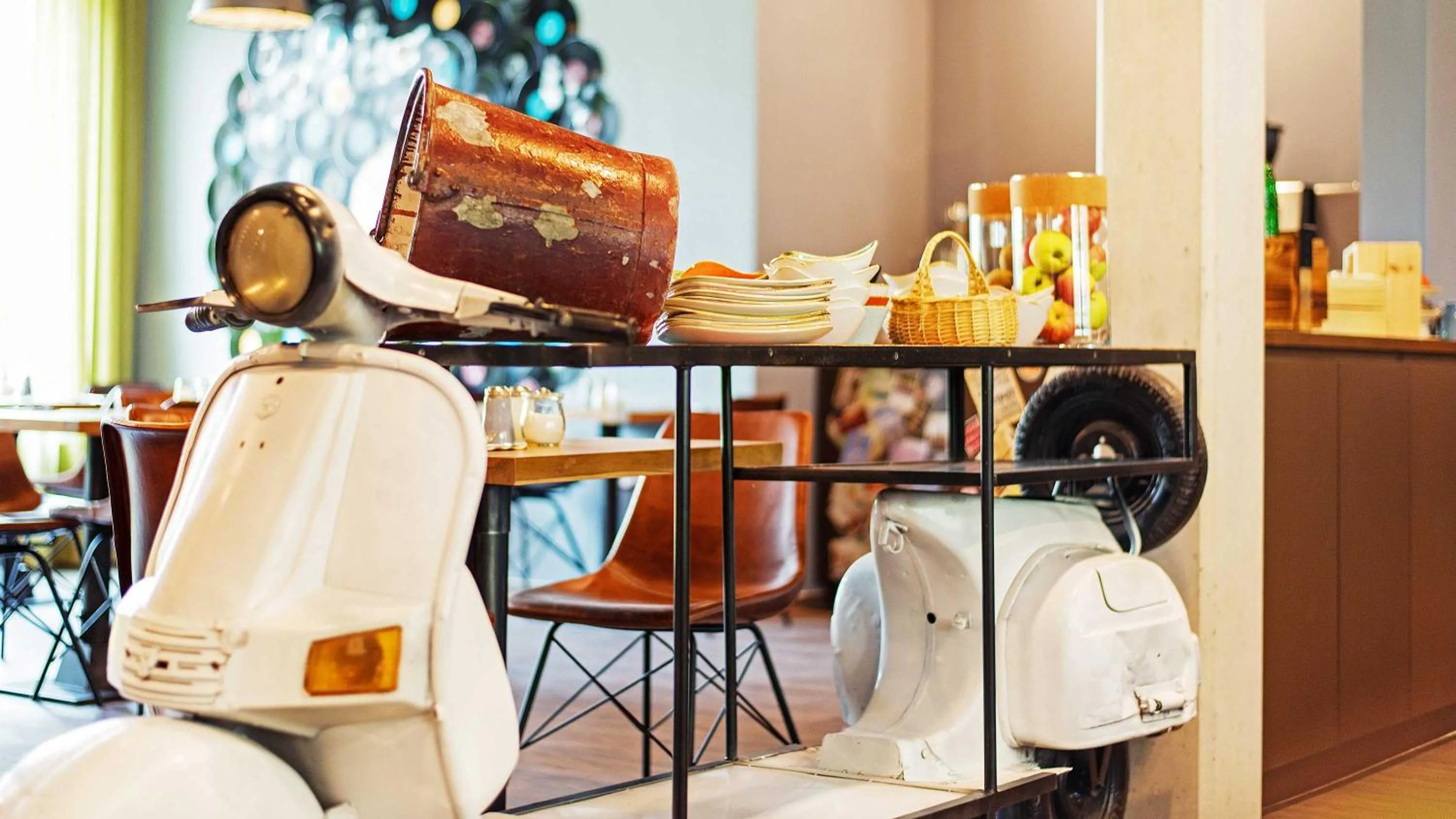 Decorative detail in tinyTwice Hotel Wiesbaden